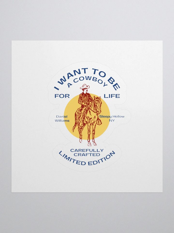 Cowboy For Life Stickers product image (4)