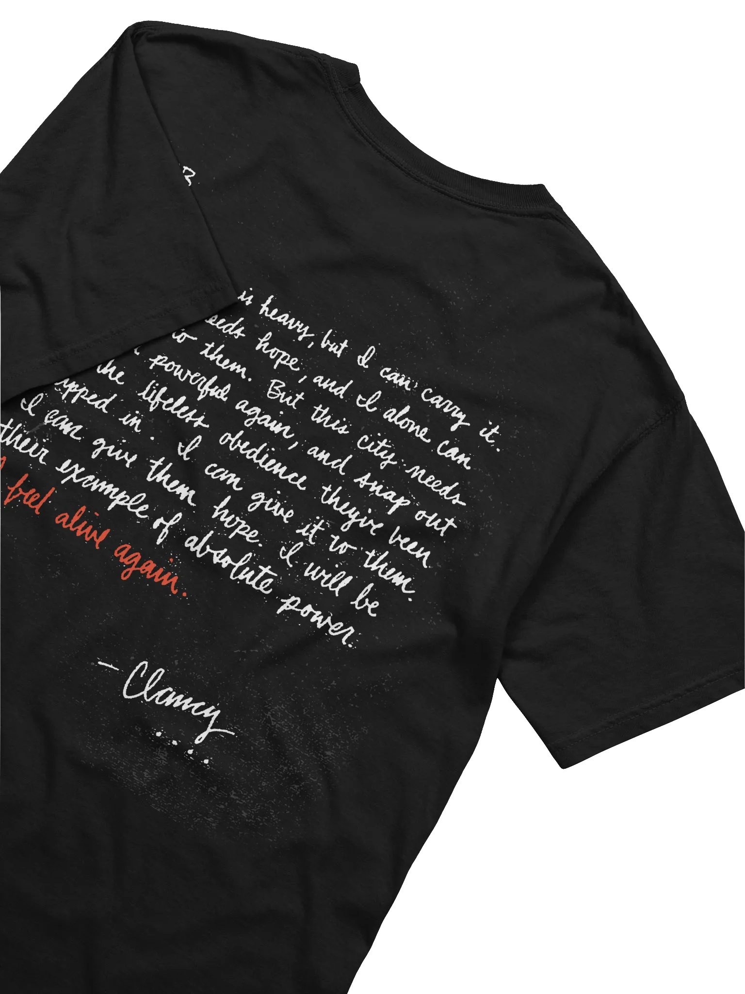 Clancy's Final Letter Tee product image (4)