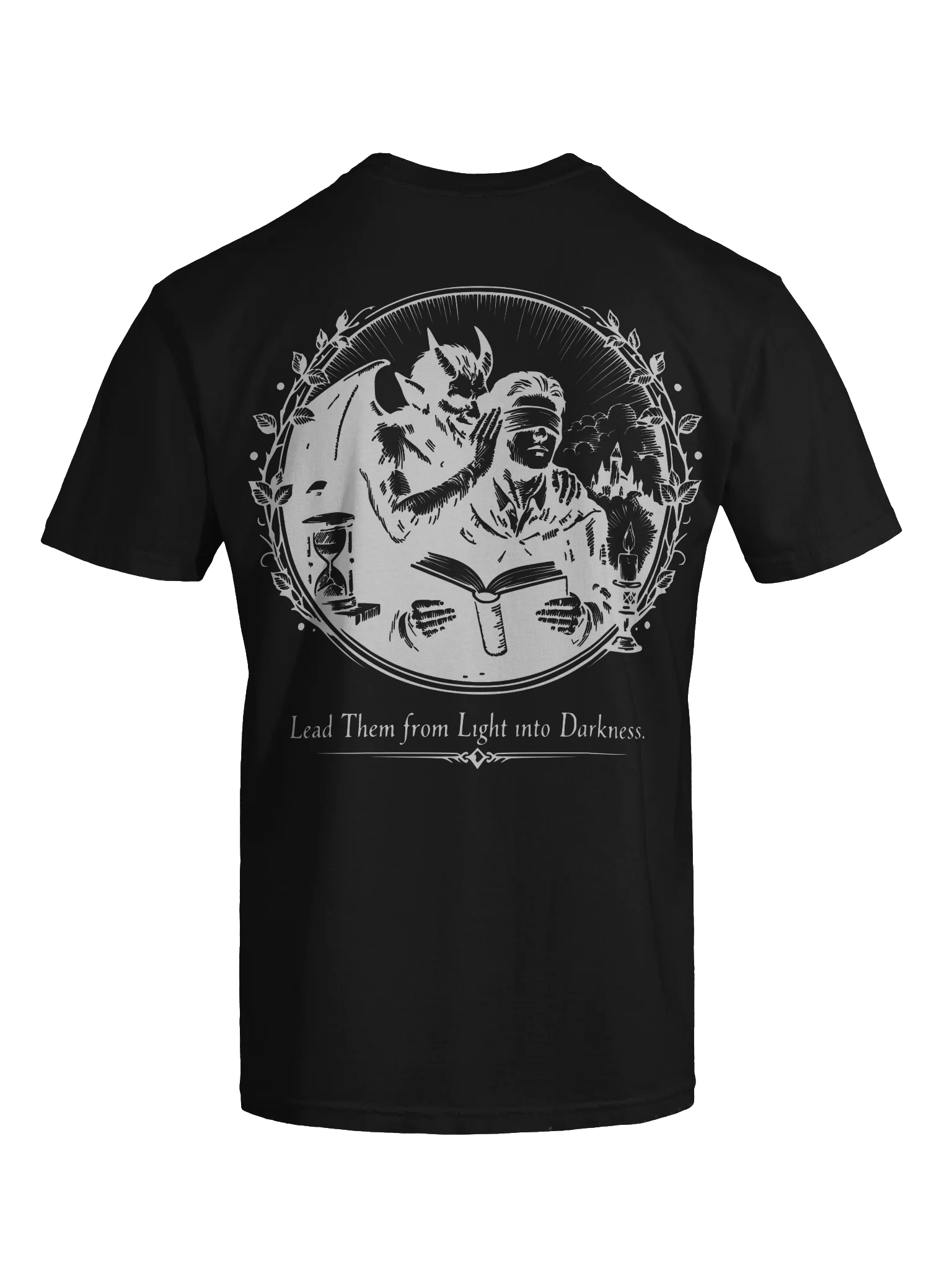 Blinded to the Light (White on Black/Color) (Back) product image (7)