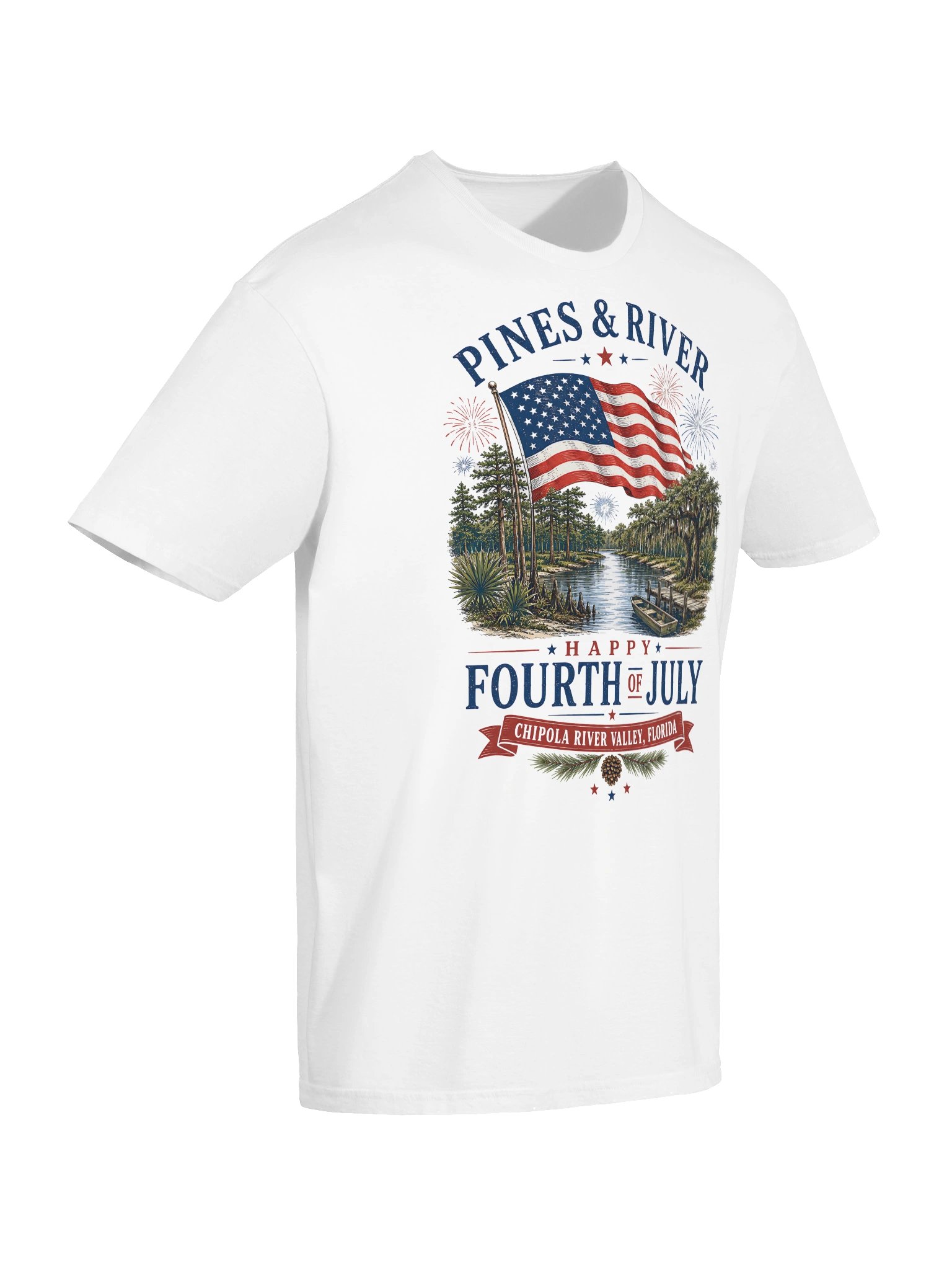 Pines & River Fourth of July Tee product image (7)
