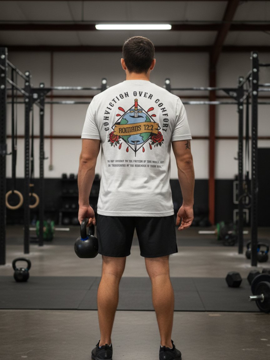 Conviction Over Comfort Athletic T-Shirt product image (2)