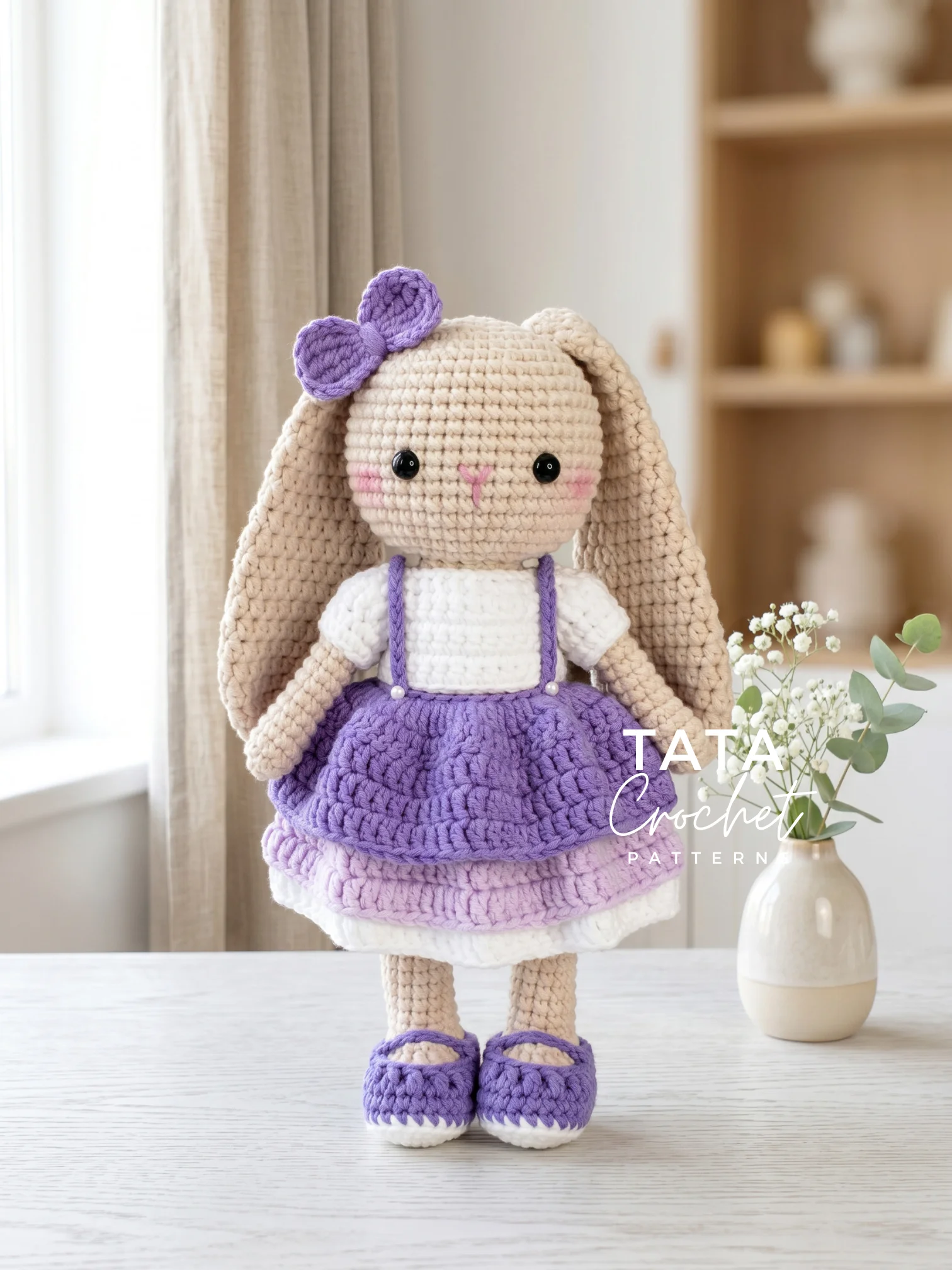 Bella the Sweet Bunny – Amigurumi Crochet Pattern | Digital Download PDF product image (3)