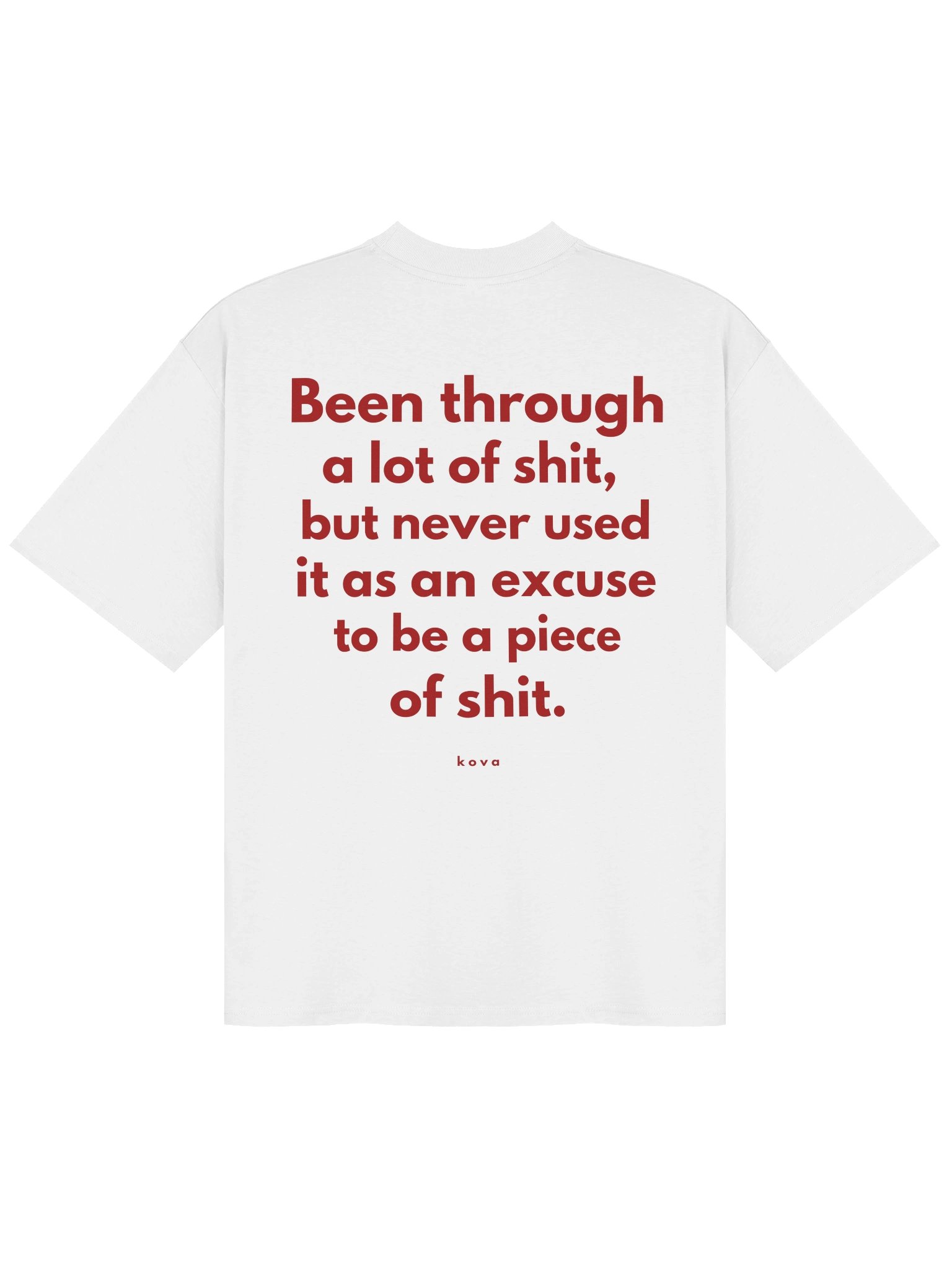 Never an Excuse — Oversized Tee product image (1)