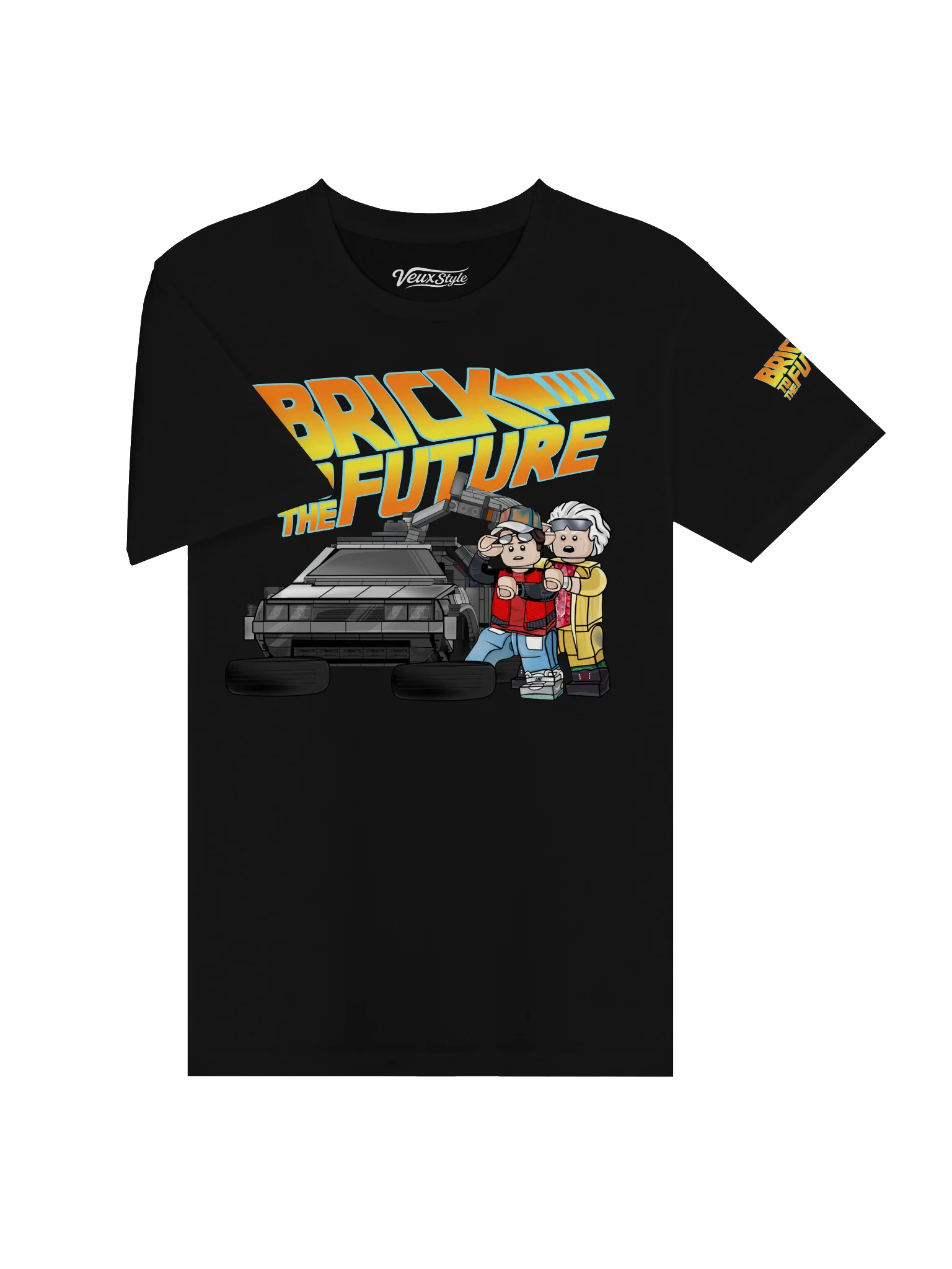 Brick to the Future Lego-Style Premium T-Shirt product image (4)