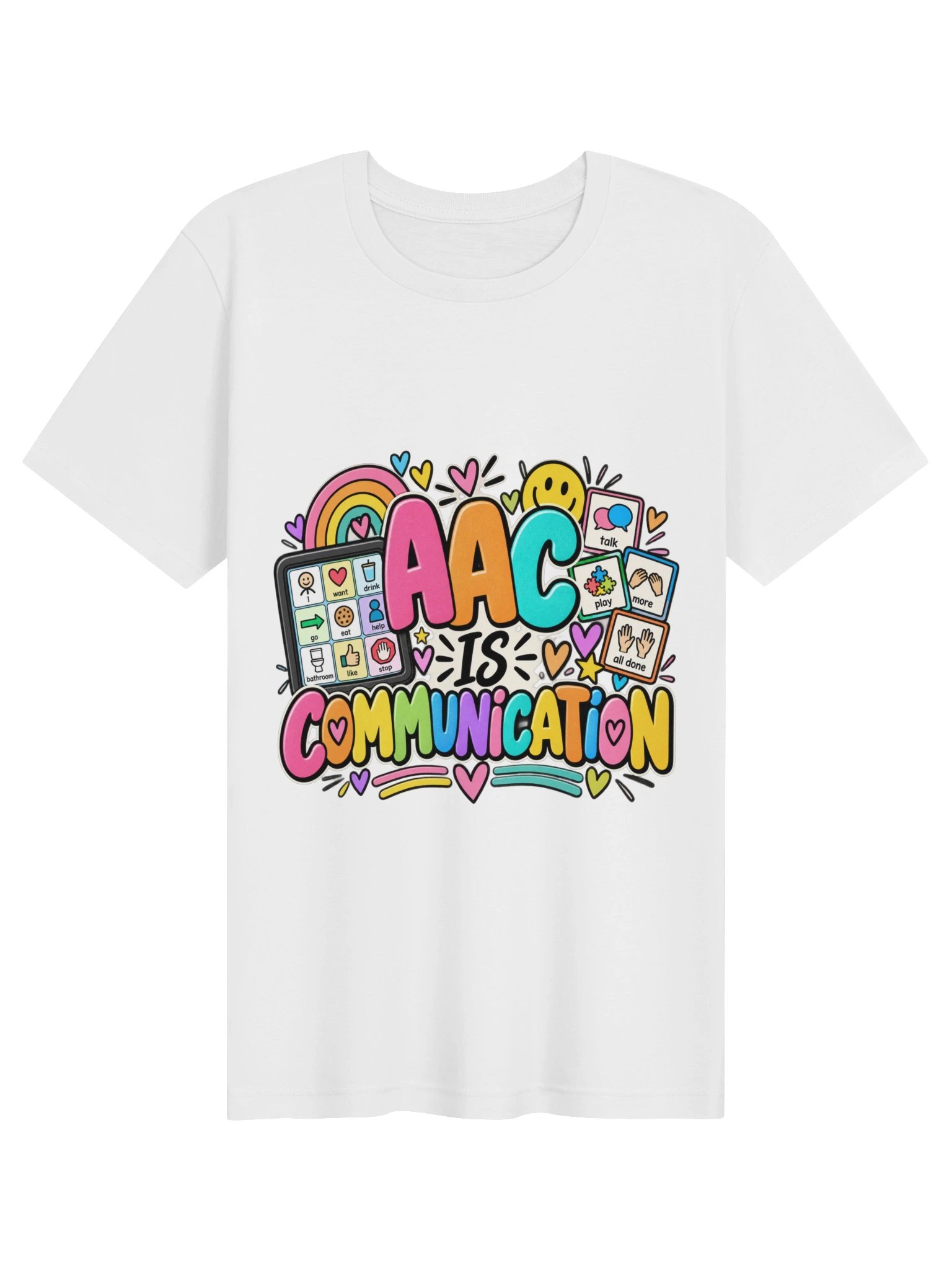 AAC Is Communication T-Shirt (POD Ready) product image (1)