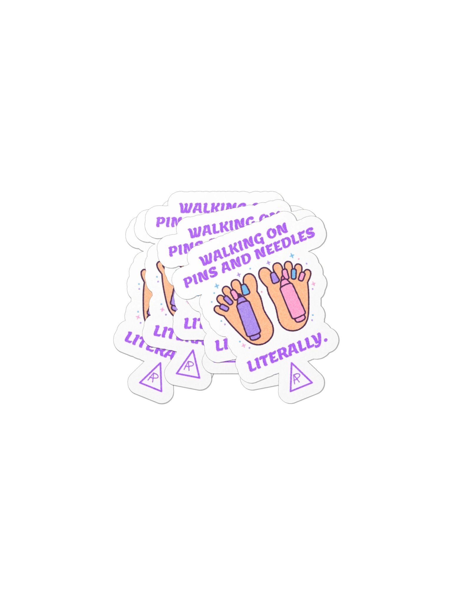 WALKING ON PINS AND NEEDLES — Sticker product image (15)