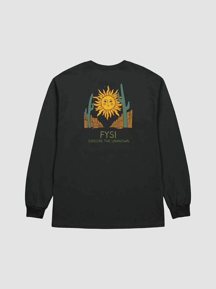 Desert organic cotton long sleeve t-shirt product image (2)