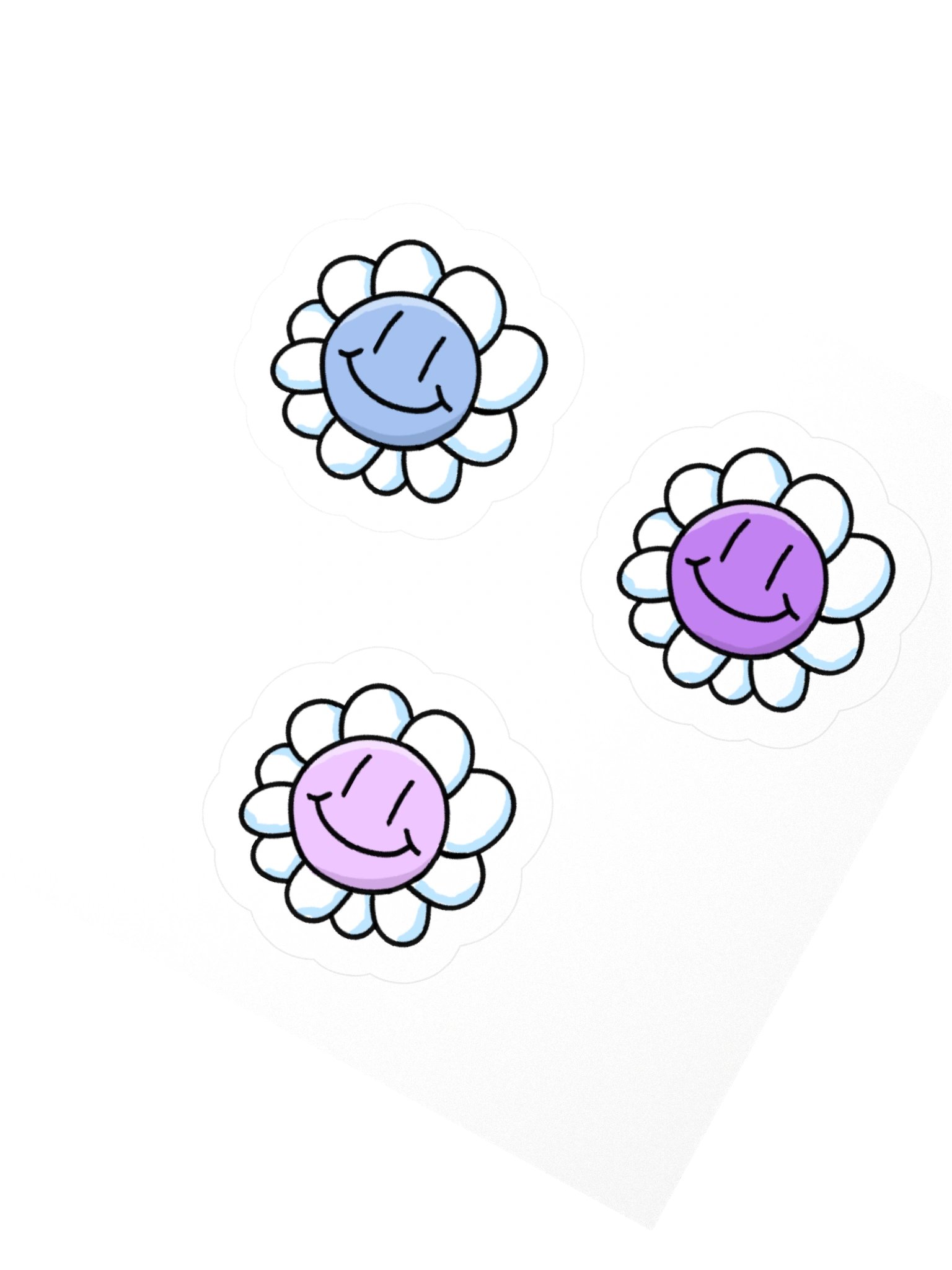 smiling flower stickers 2 product image (4)