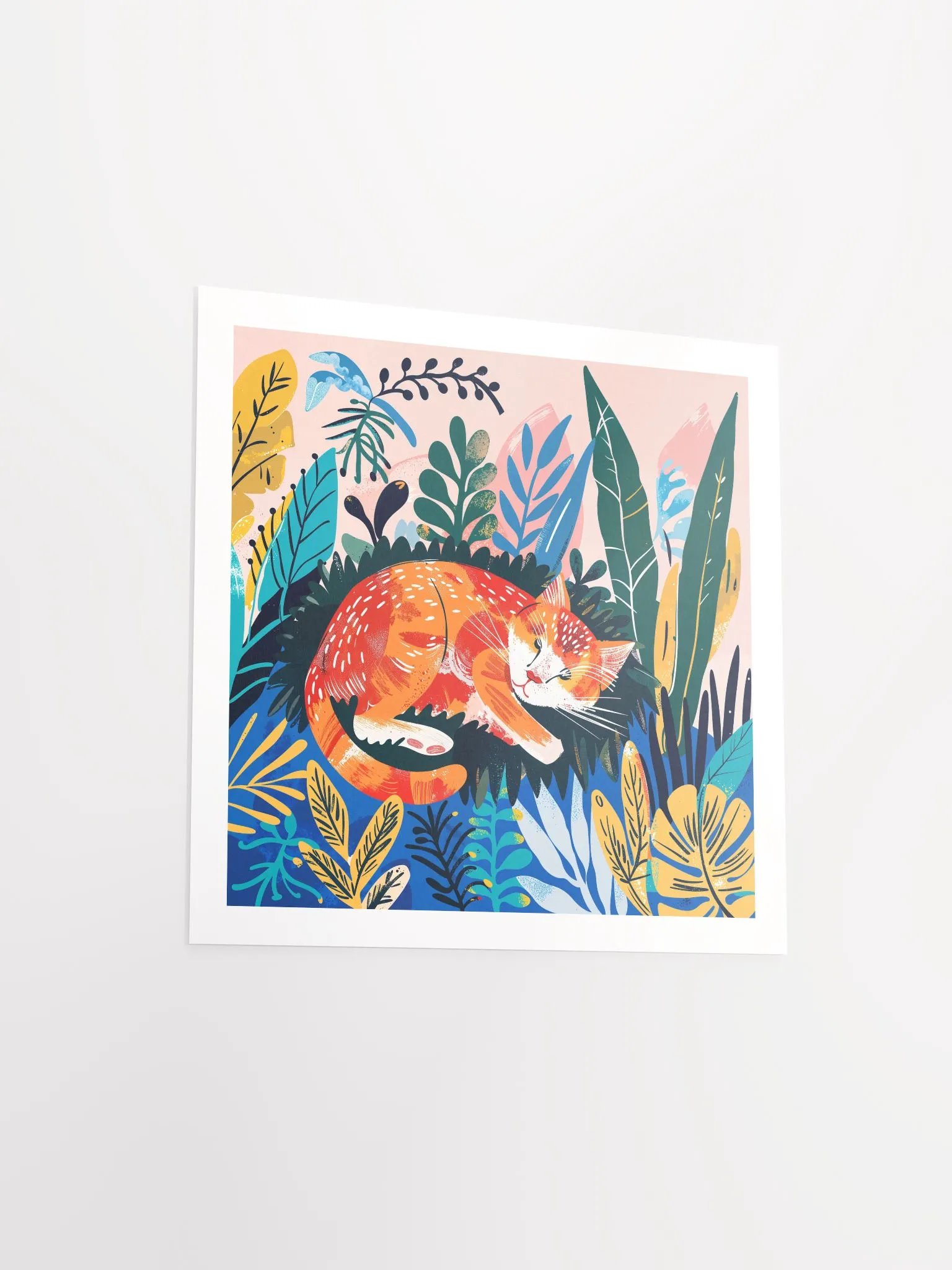 Sleepy Cat Print product image (14)