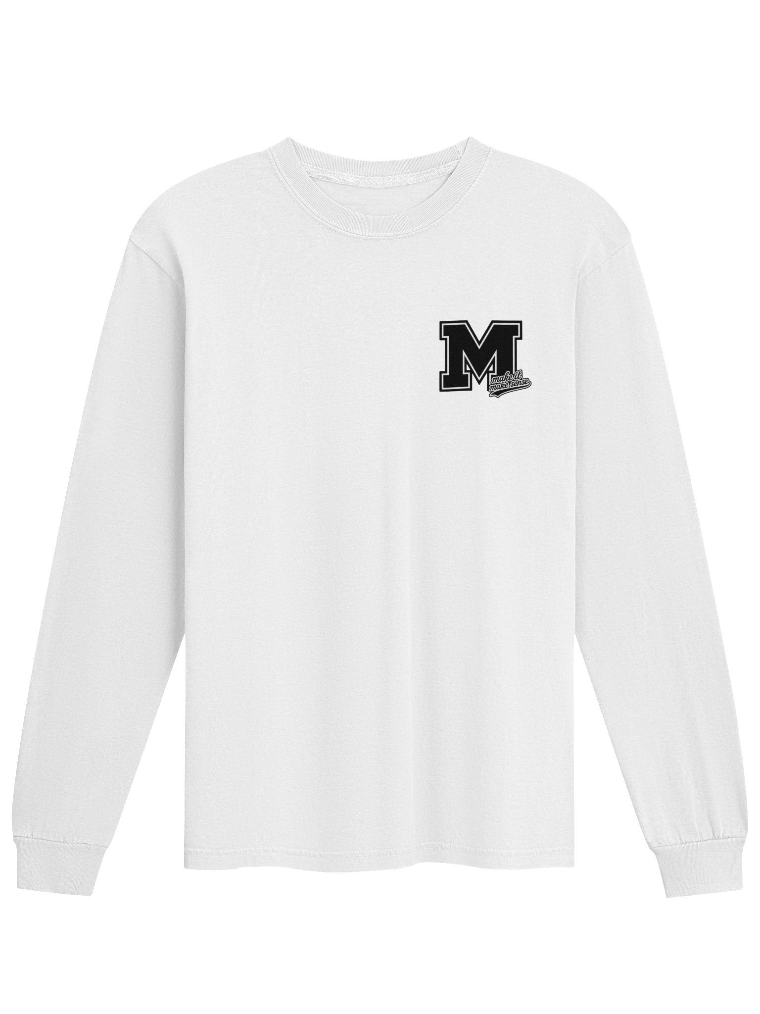 MIMS Black Varsity Logo Long Sleeve product image (1)