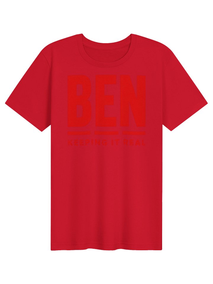 BEN “Keeping It Real” Red T-Shirt product image (1)
