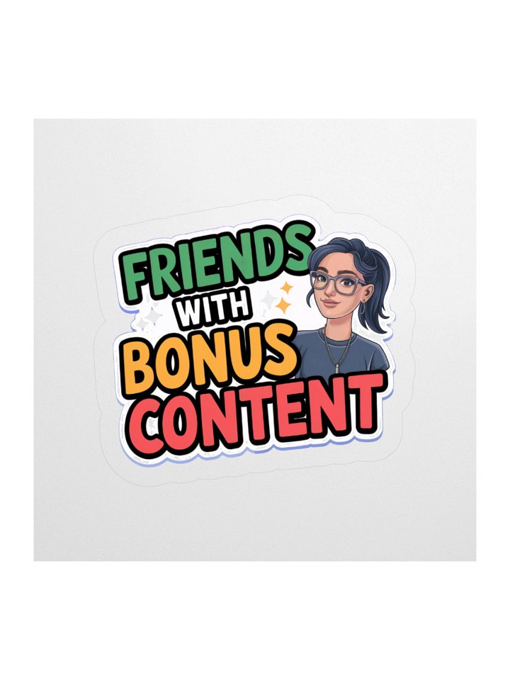 Friends with bonus content stickers product image (2)