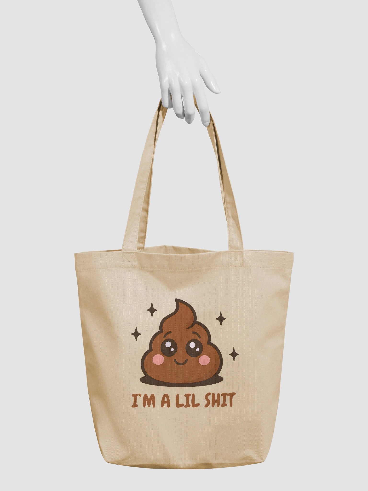 I'm a lil shit tote bag product image (3)