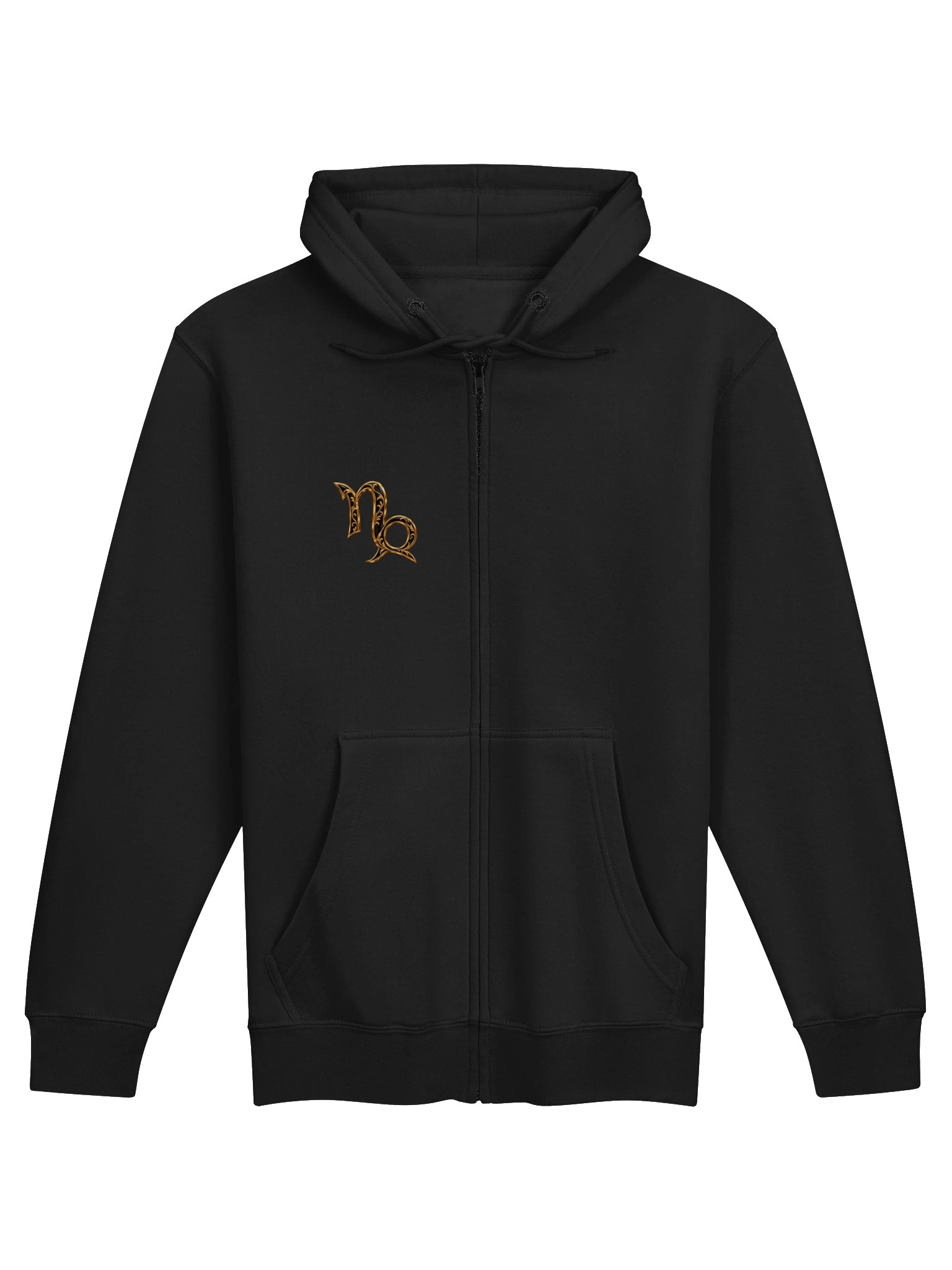 Ornate Gold Emblem Full-Zip Hoodie product image (1)