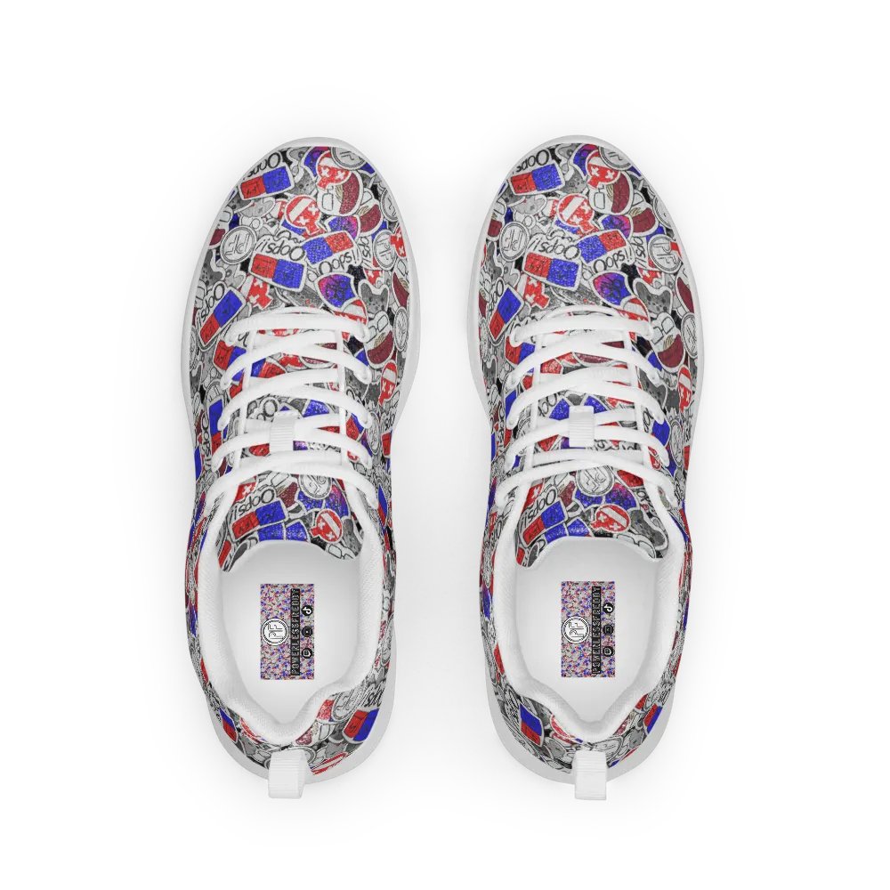 Sticker-Bomb Women's Athletic Shoes product image (1)