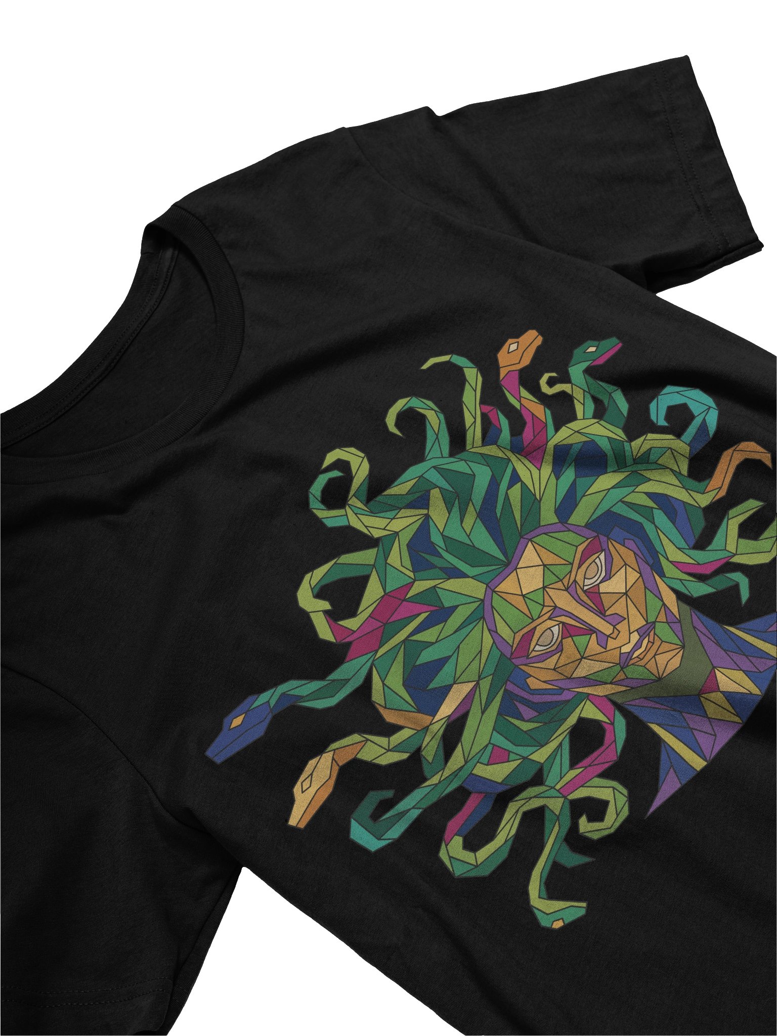 Stained Glass Medusa T-Shirt | Greek Mythology Graphic Tee product image (6)