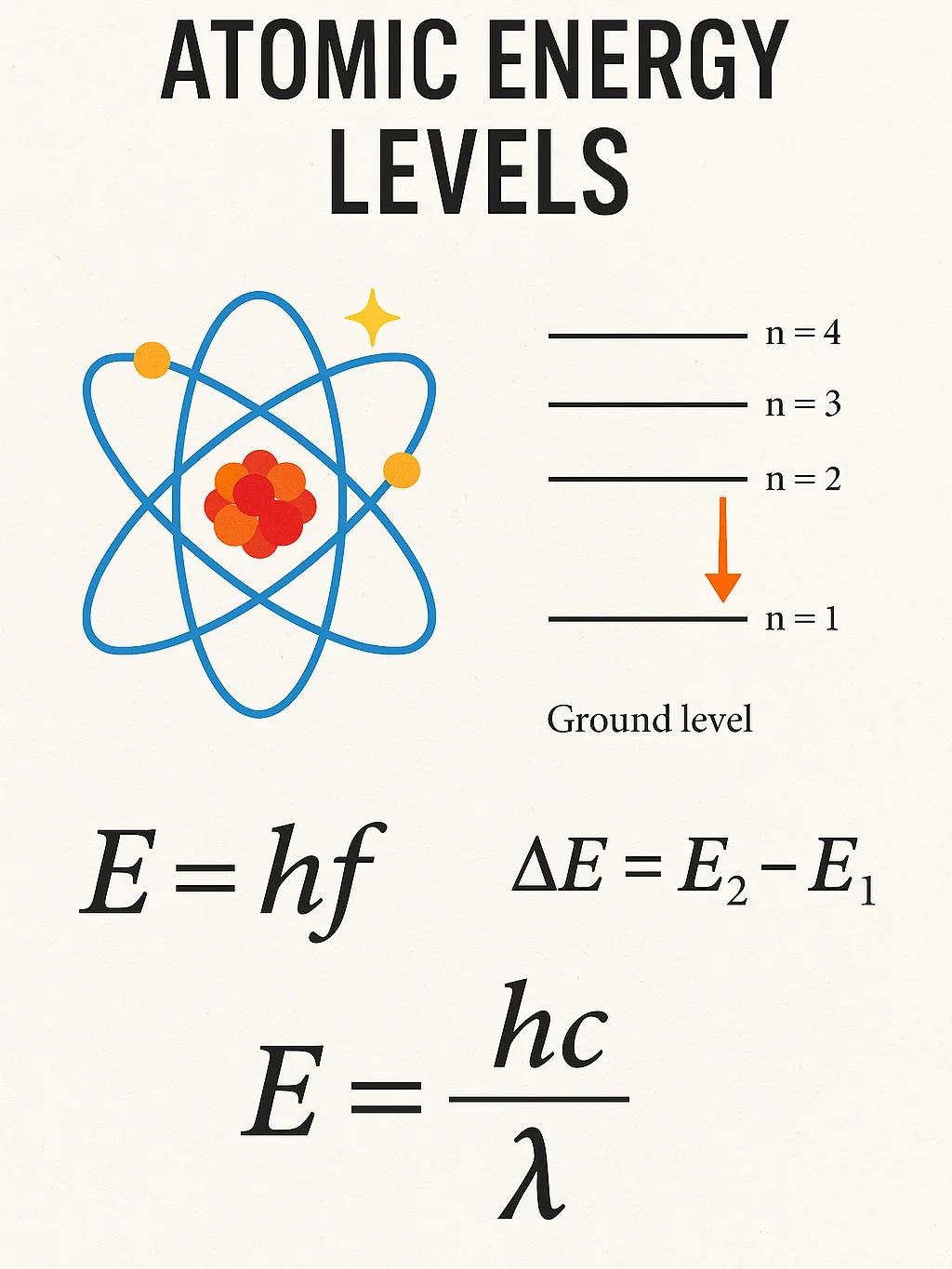Atomic Energy Level Worksheet product image (1)