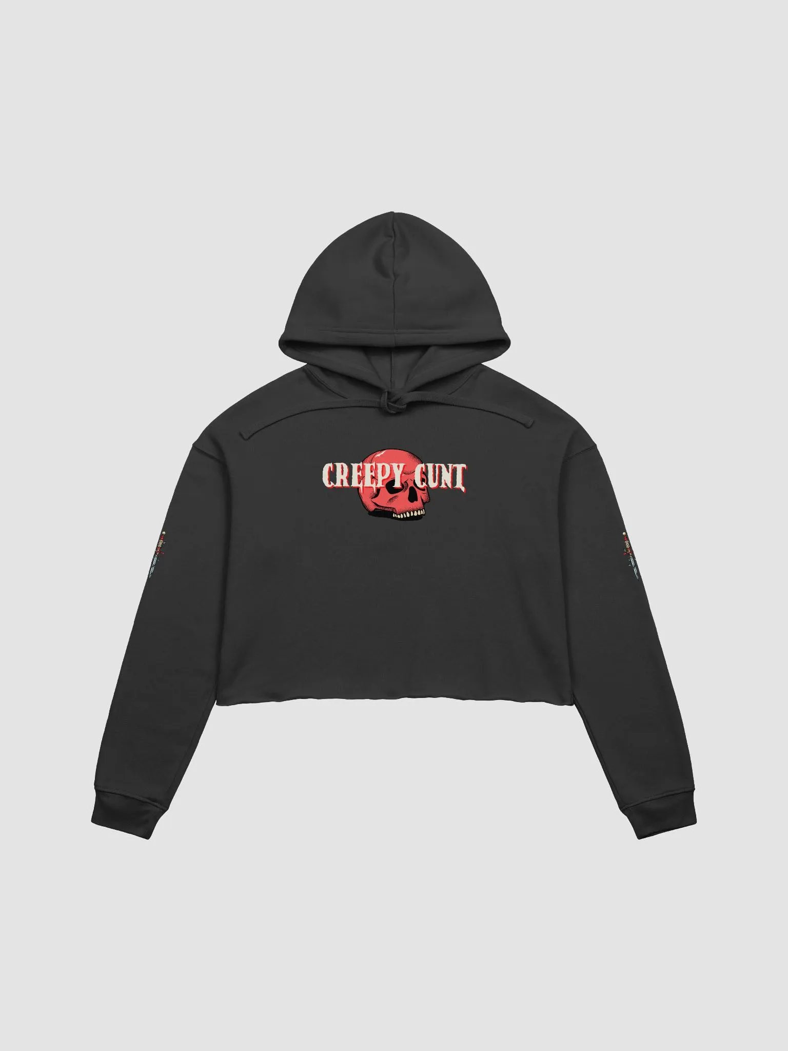 CREEPY CROPPED HOODIE product image (1)