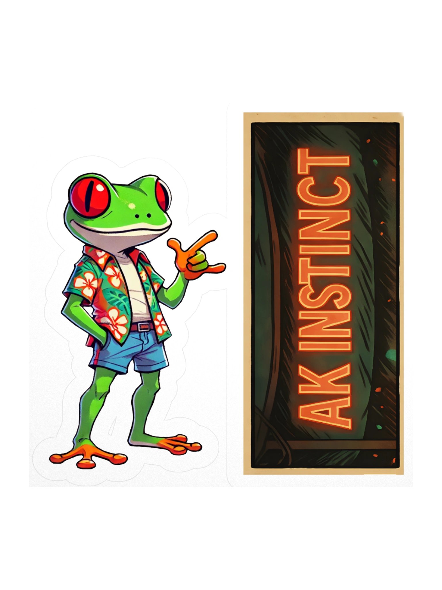 AK INSTINCT - Ripple Stickers product image (2)