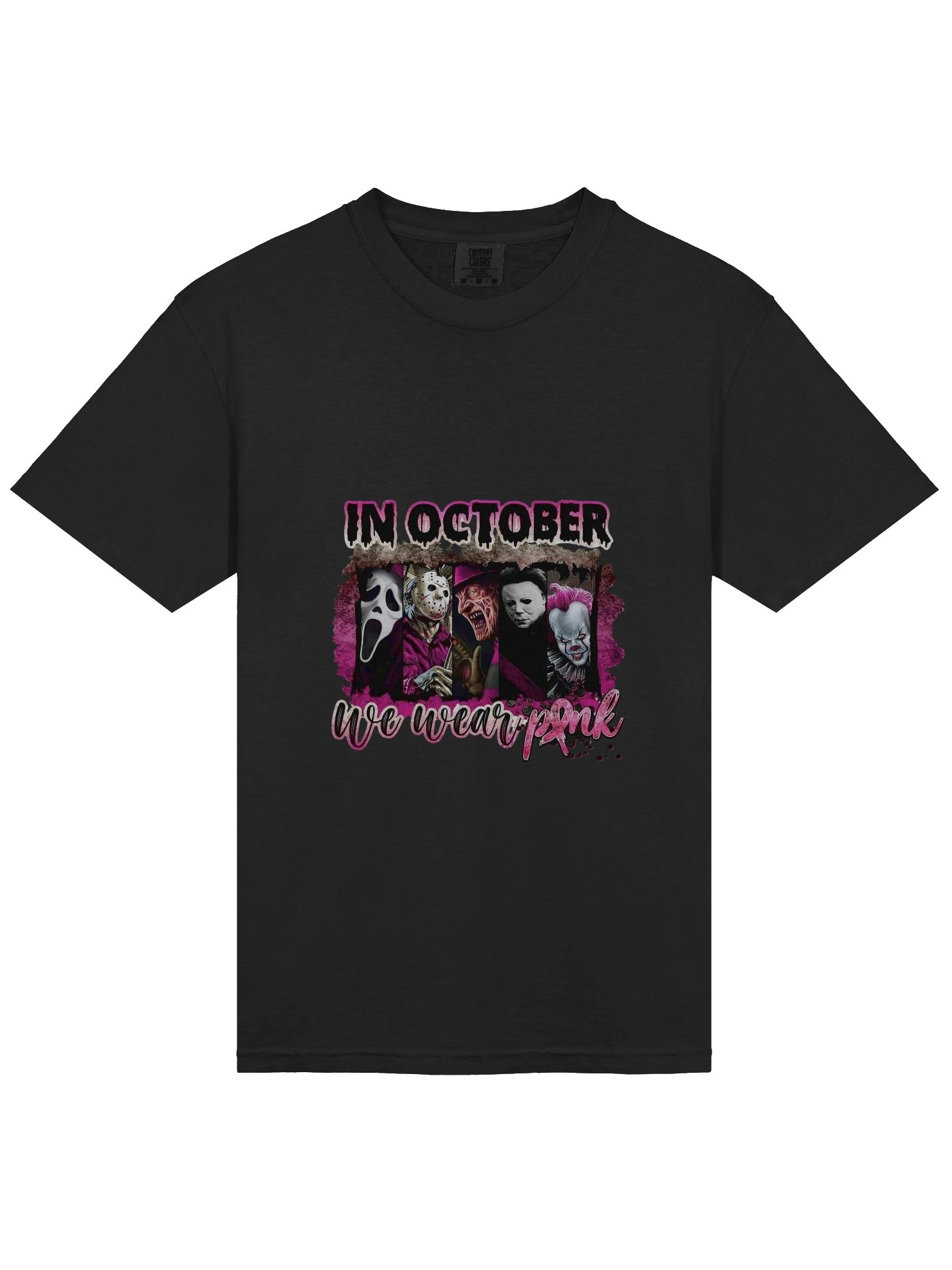 Horror Pink October T-Shirt product image (26)