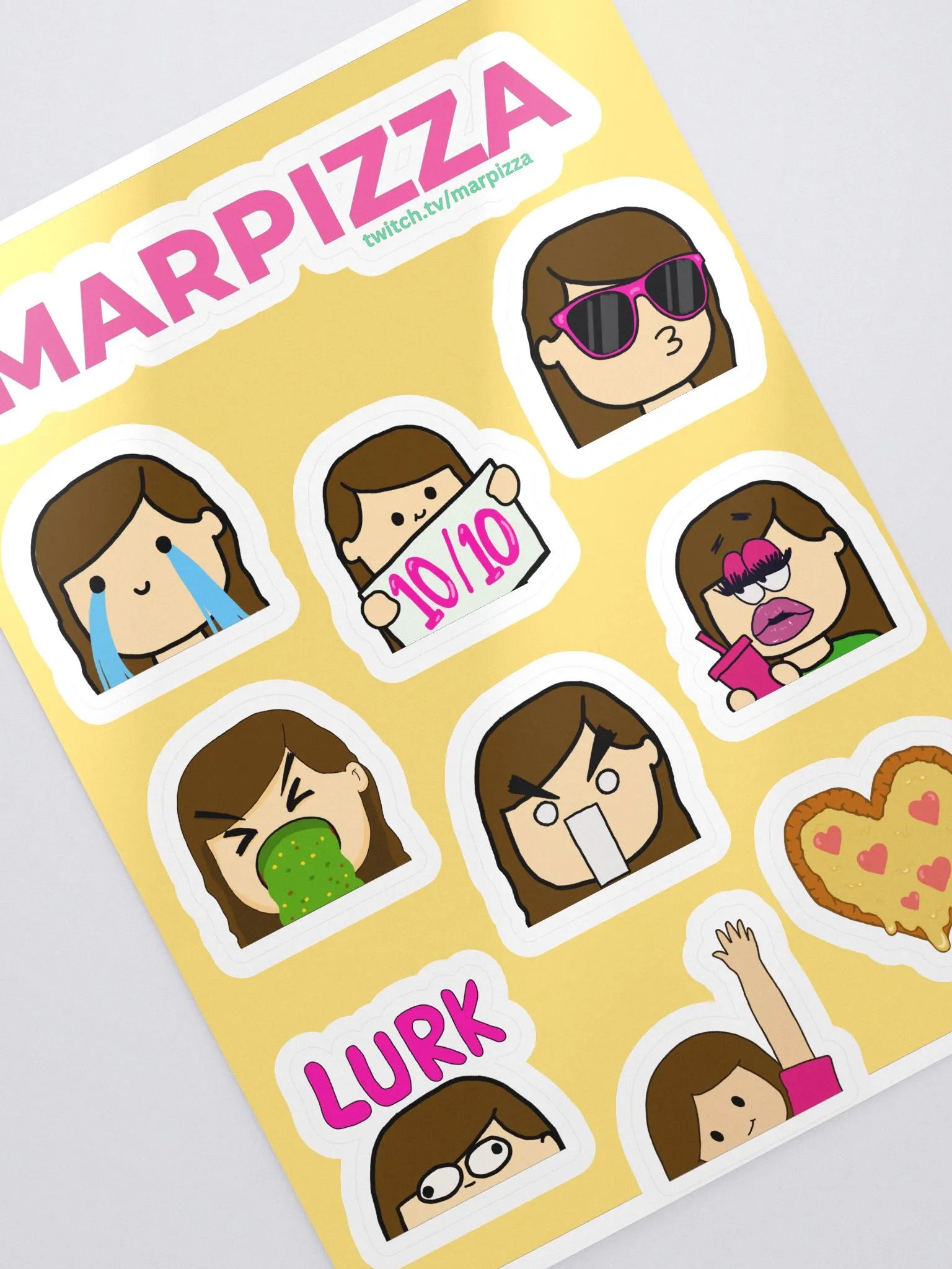 Emote Sticker Sheet product image (2)
