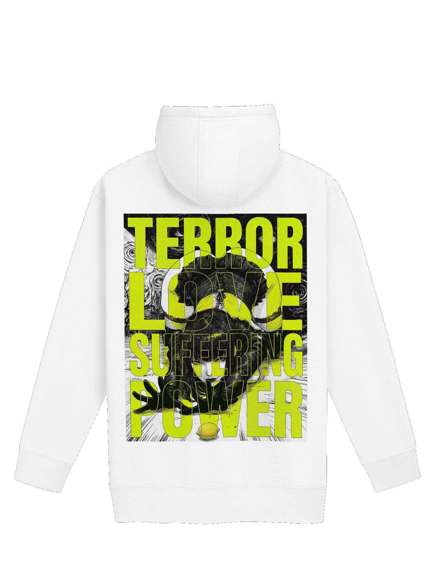 TERROR & LOVE LEMON LIGHT HOODIE product image (1)