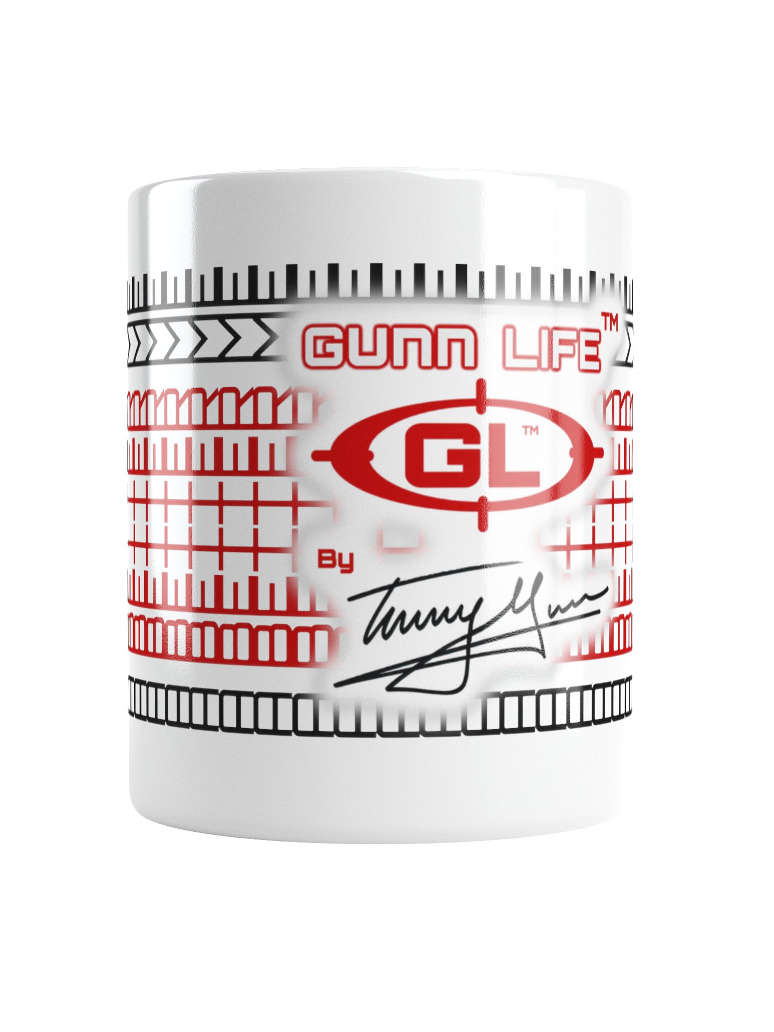 GunnLife™ 'SIDEWAYS' | A Better Me | White Coffee Mug by Tommy Gunn® product image (1)