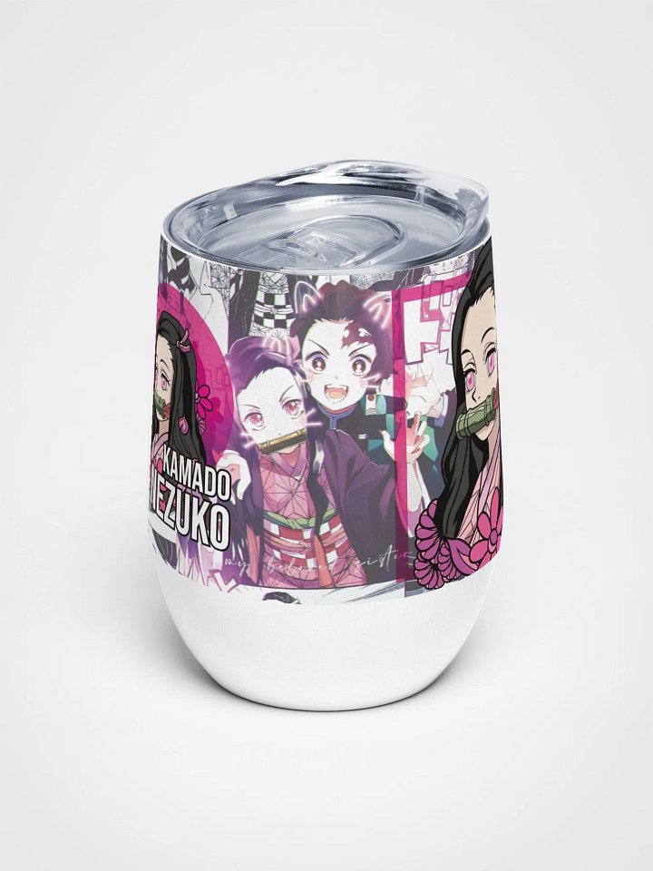 Nezuko Anime Wine Tumbler – Stylish, Durable & Perfect for Anime Fans 🍷✨ product image (1)