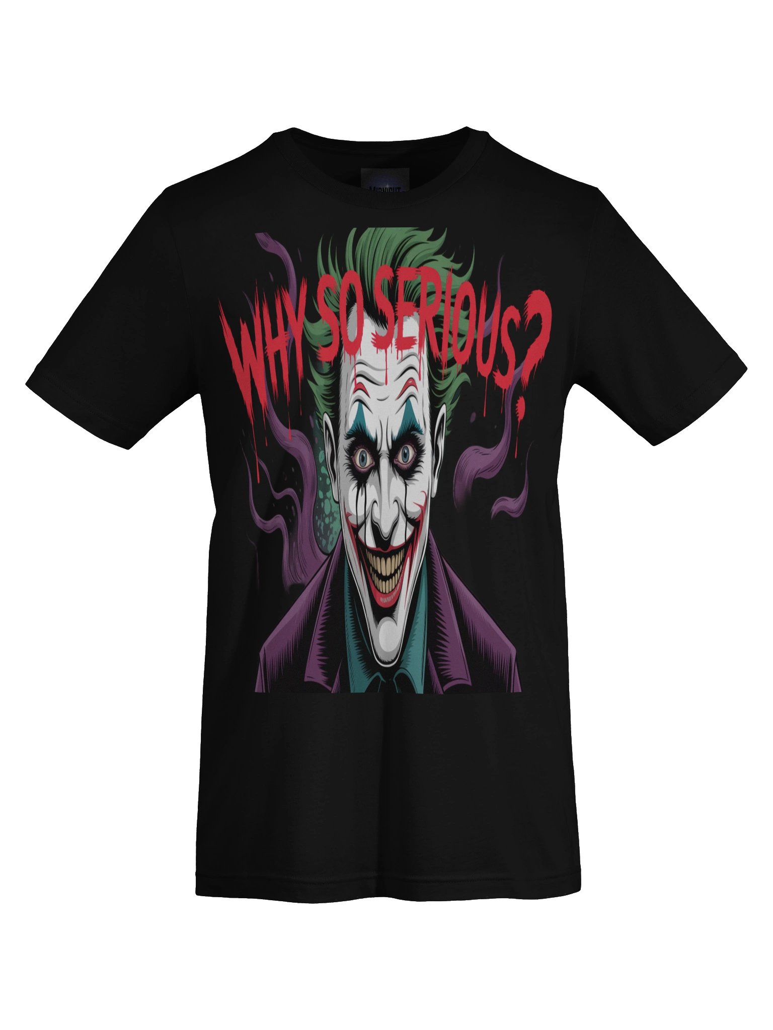 Why So Serious? Joker Enigma Graphic T-Shirt product image (1)