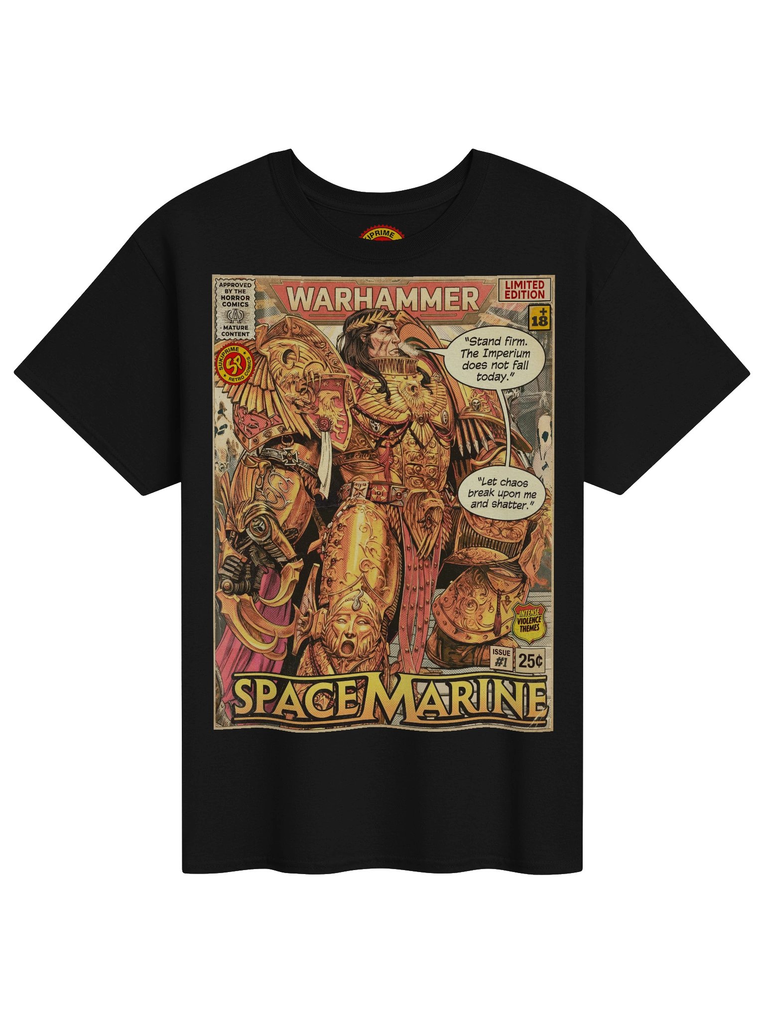 The Emperor of Mankind Comic Art T-Shirt product image (1)