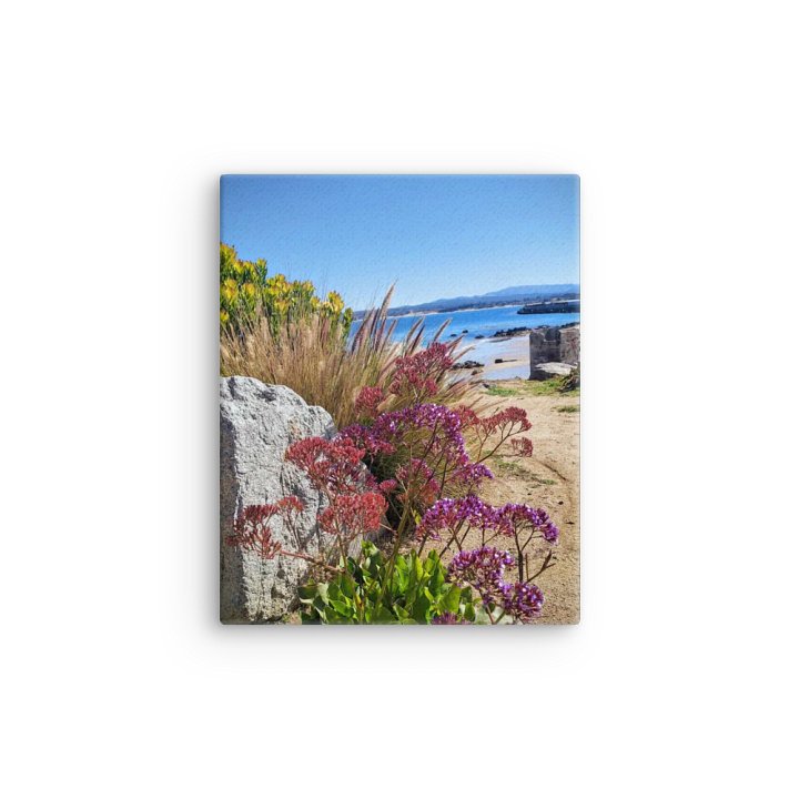 Purple Flowers by the Coast Canvas Thin product image (7)