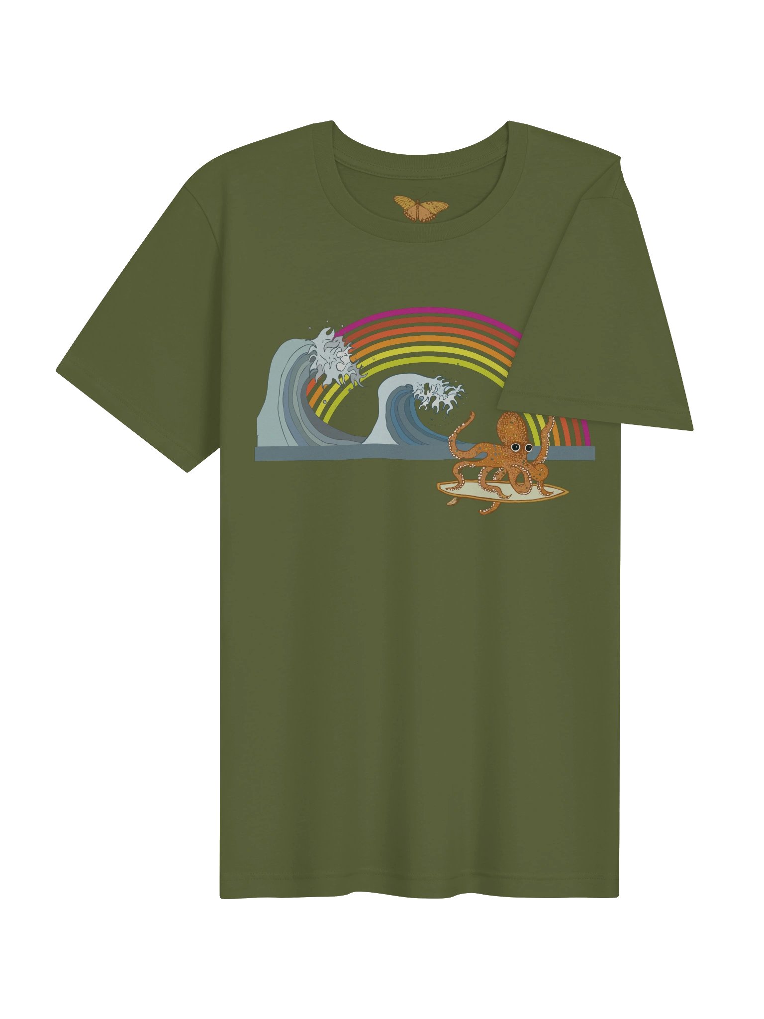 Octopus Wave Unisex T shirt product image (64)