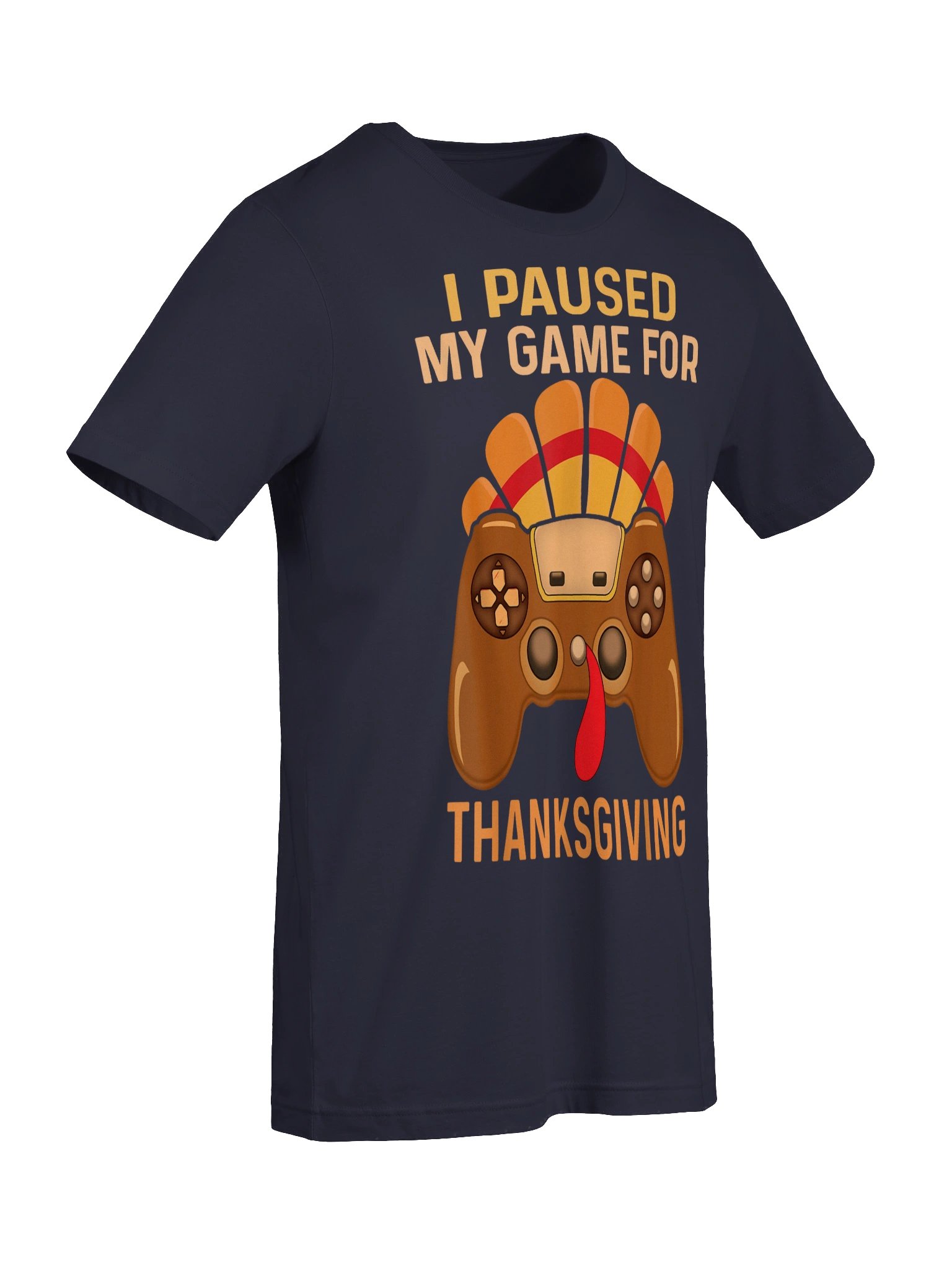 Happy Thanksgiving gaming fall Turkey gamer T-Shirt product image (9)