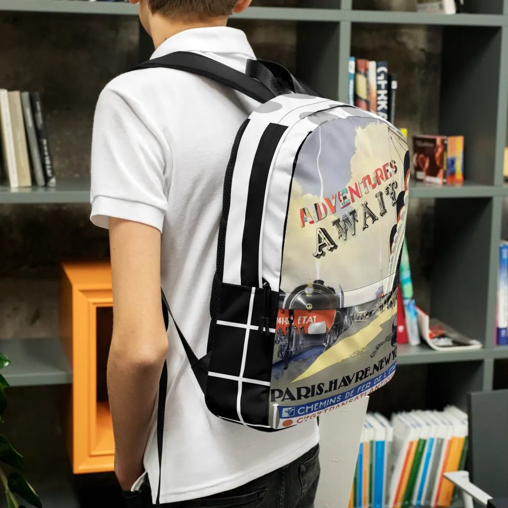 Vintage Travel Connections Backpack product image (12)