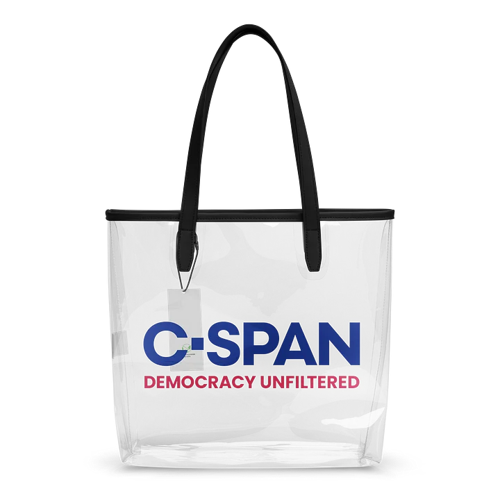C-SPAN Democracy Unfiltered Clear Tote Bag product image (1)