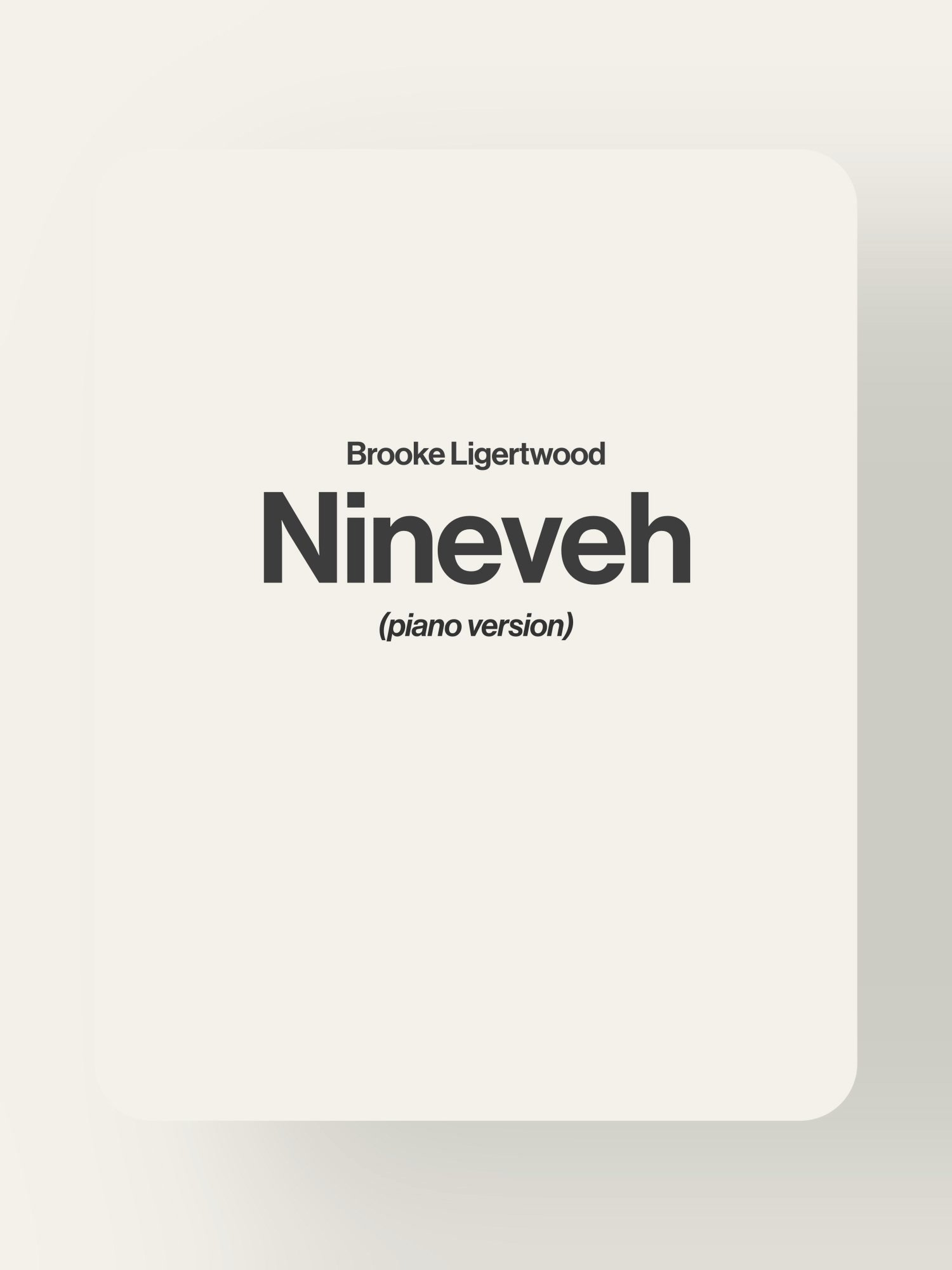 Nineveh - Brooke Ligertwood product image (1)