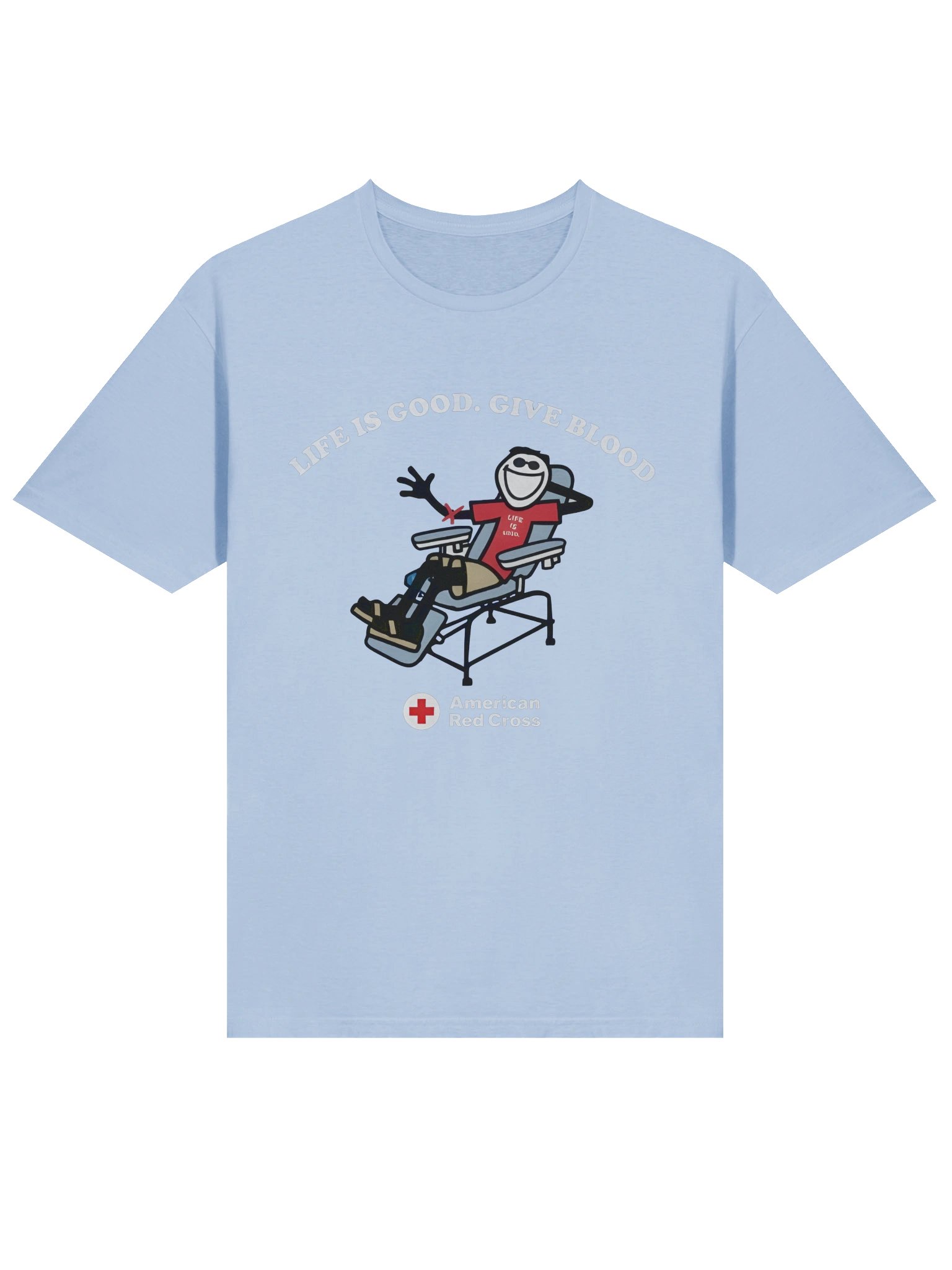 American Red Cross and Life Is Good Shirt product image (9)