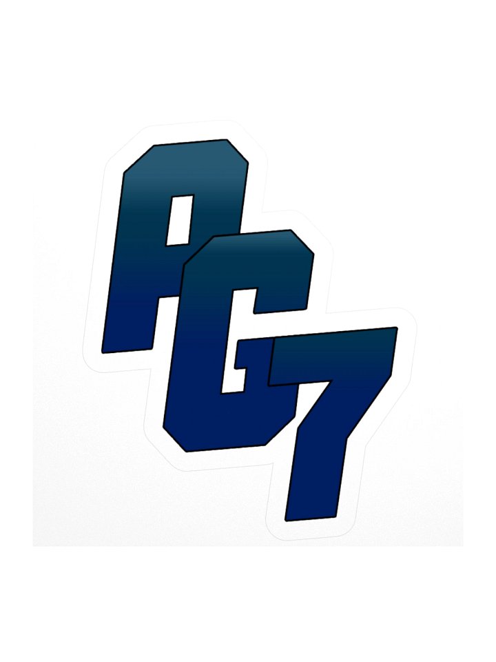 AG7 Blue Sticker product image (1)