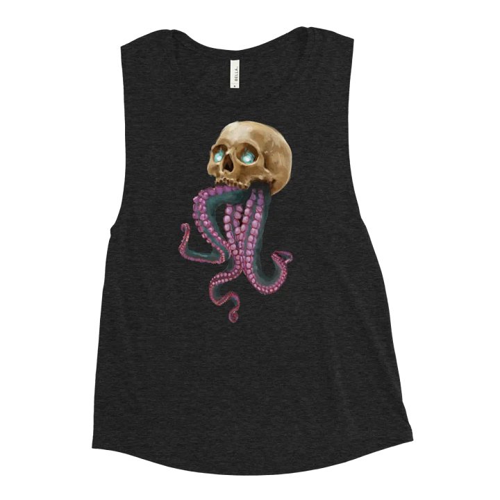 Skull & Tentacles Woman's Muscle Tank by Chori product image (2)