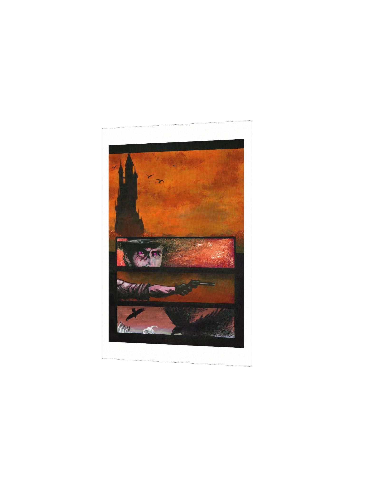 Dark Tower print (orange) product image (9)