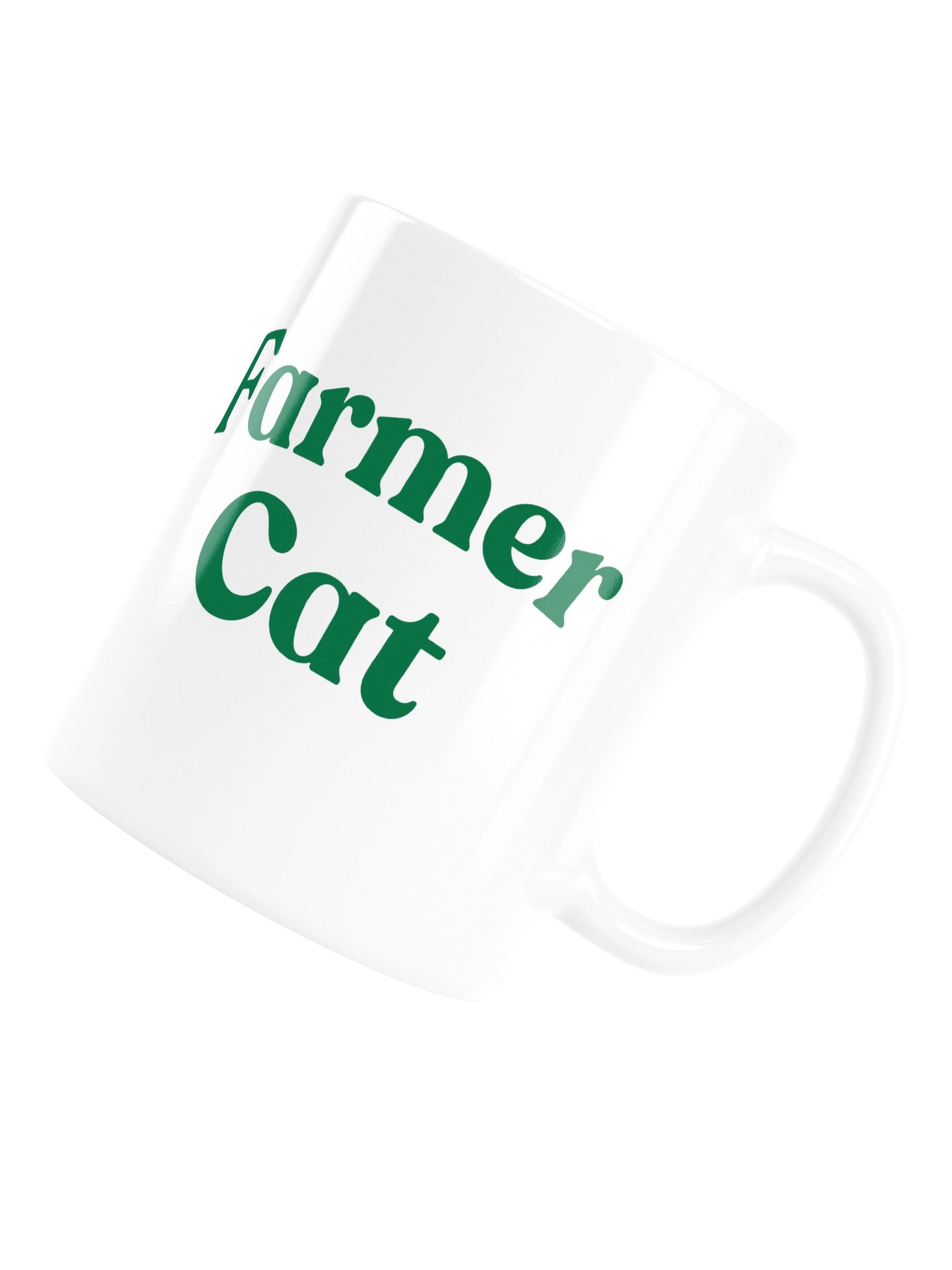 Farmer Cat Premium Ceramic Coffee Mug - Cozy Country Style Gift for Cat Moms & Gardeners product image (17)