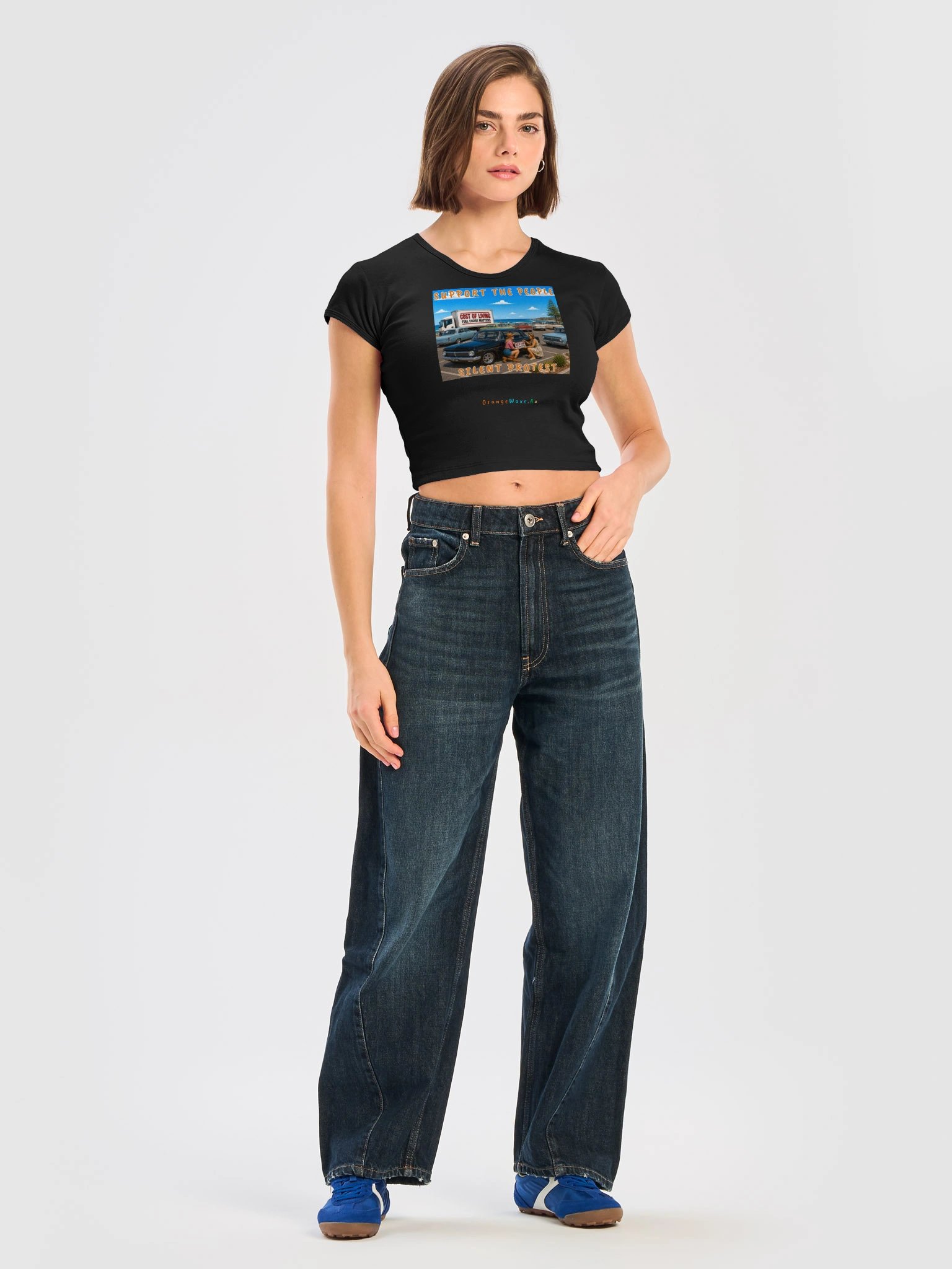 Silent Protest - Support The People Tee product image (17)