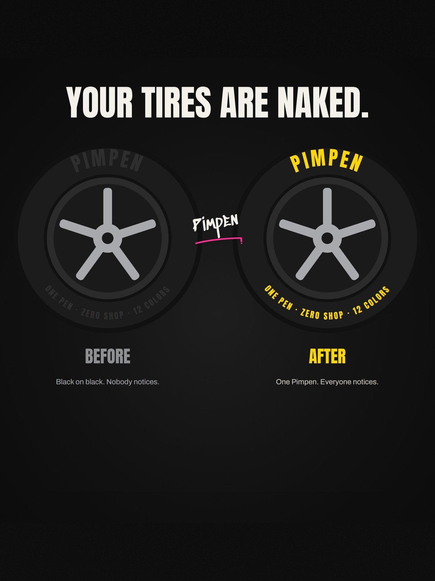 The Pimpen Box — 12 Tire Paint Markers product image (6)