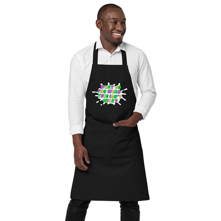 JizzyBits Apron (This Isn't Milk? Question version) product image (1)