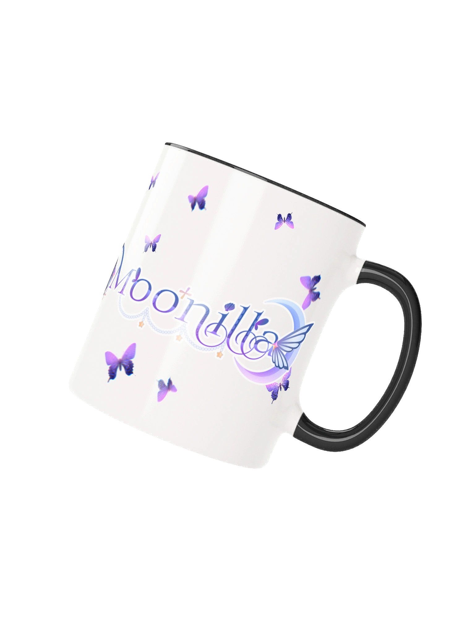 Moon Mermaid Moonilla Mug (Colored Inside, Left Handed) product image (7)