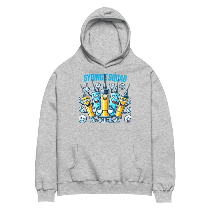 Syringe Squad Cartoon Oversized Hoodie product image (22)
