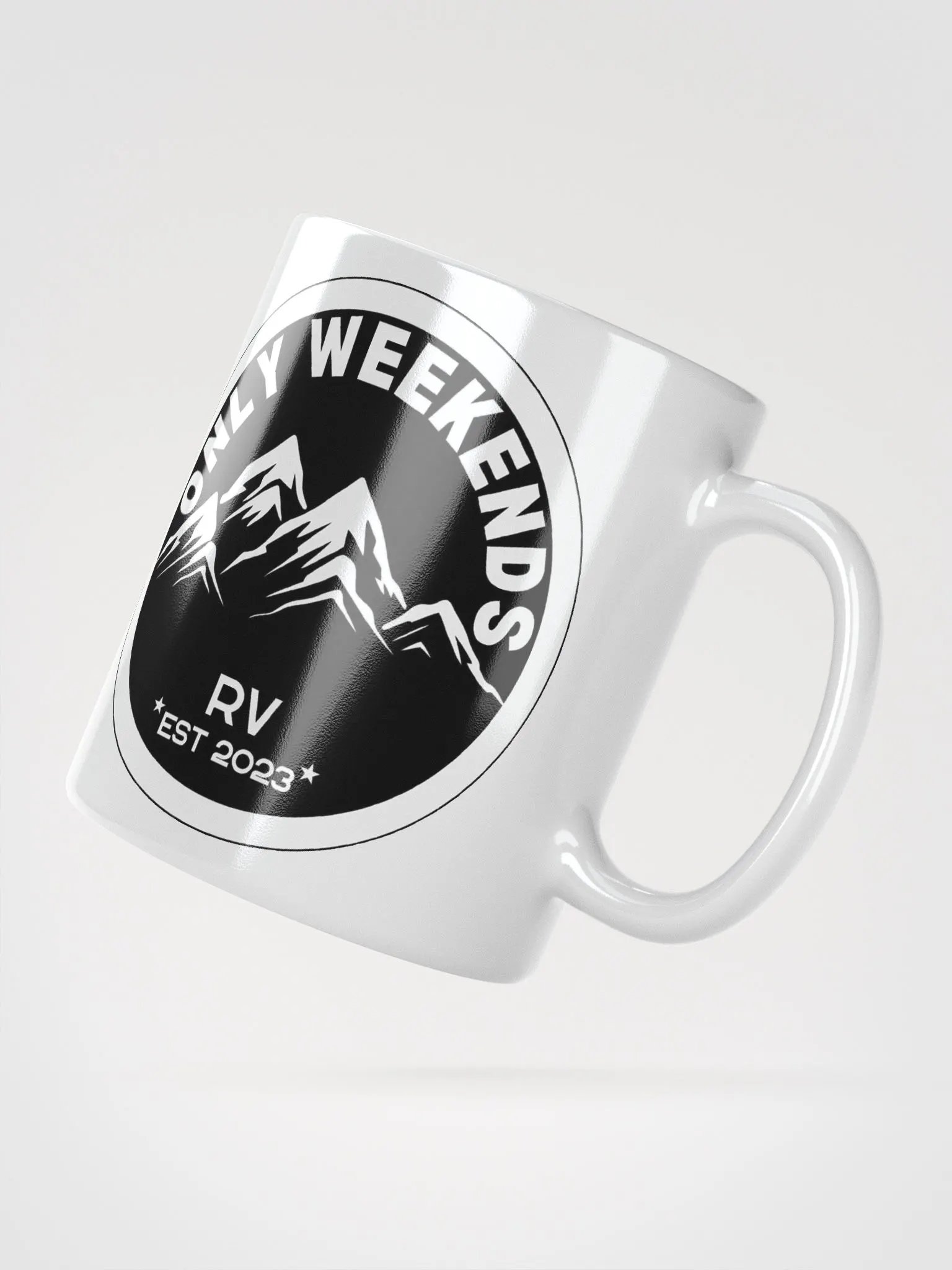 Only Weekends RV Mountain Range Adventure Mug product image (9)