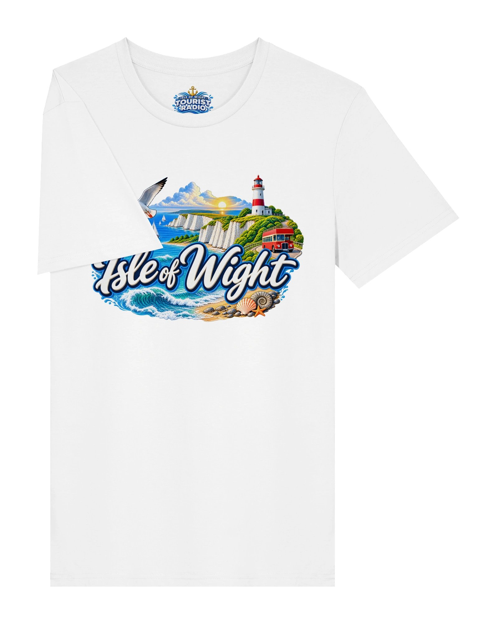 Isle of Wight Scenic Unisex Organic T-Shirt product image (3)