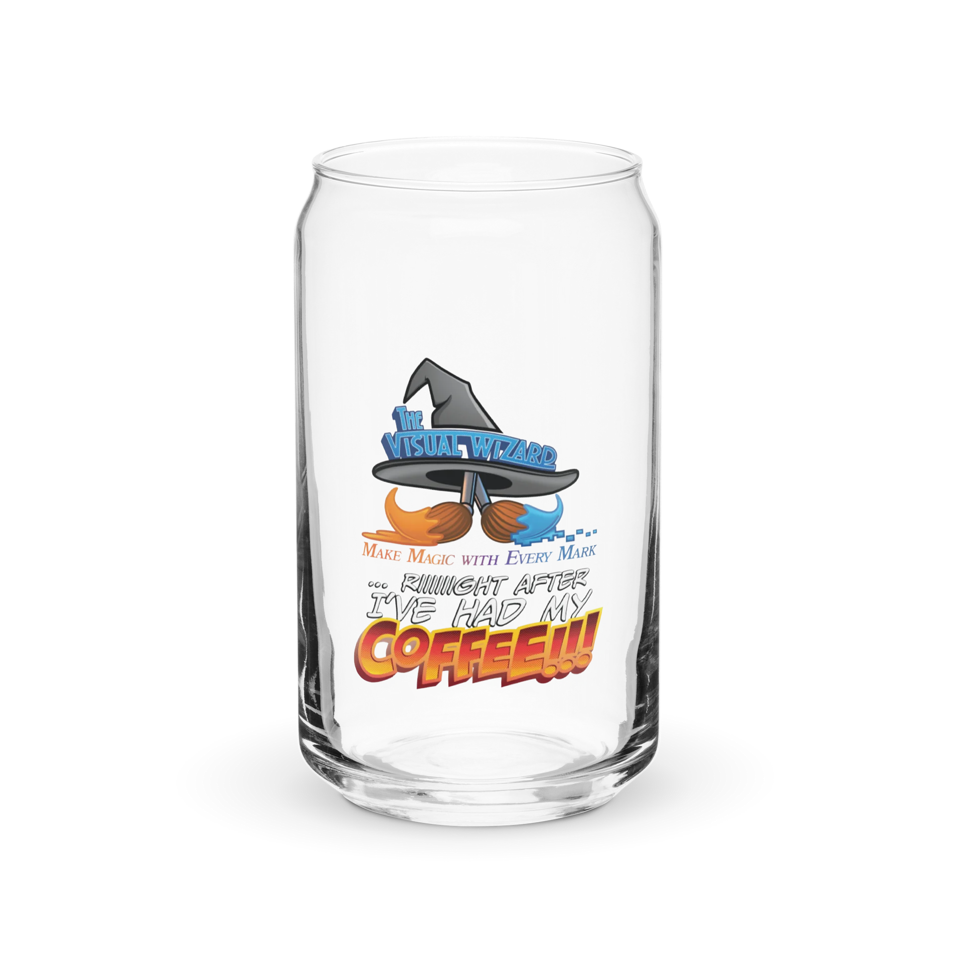 The Viz Wiz Needs Coffee First Cold Brew Glass product image (2)