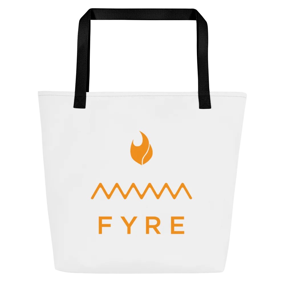 Large White Tote Bag product image (1)